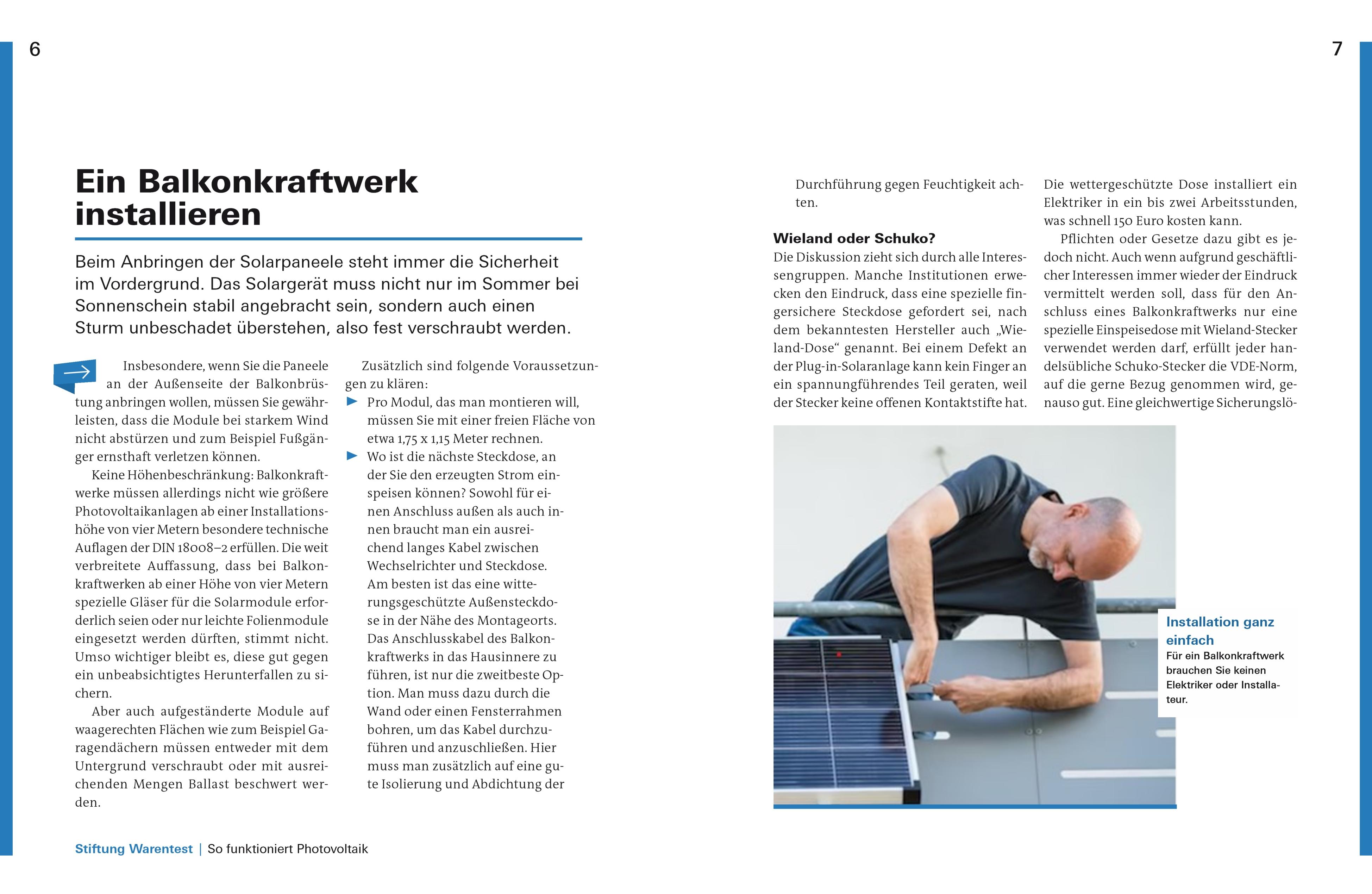 Beispielinhalt (Bild) Balkonkraftwerke