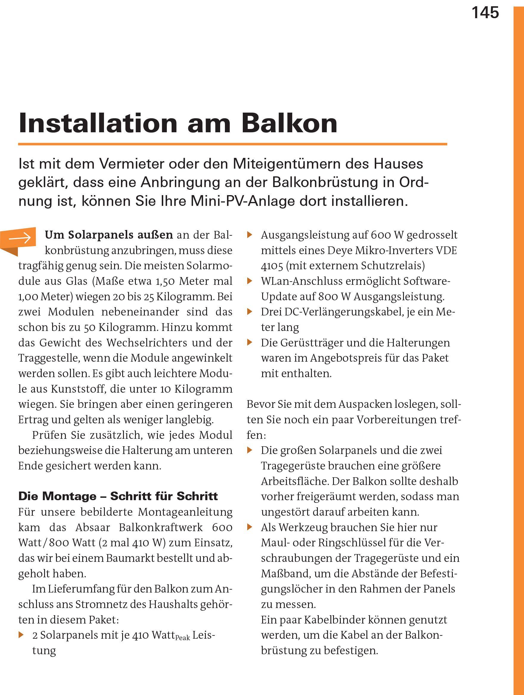 Beispielinhalt (Bild) Balkonkraftwerke