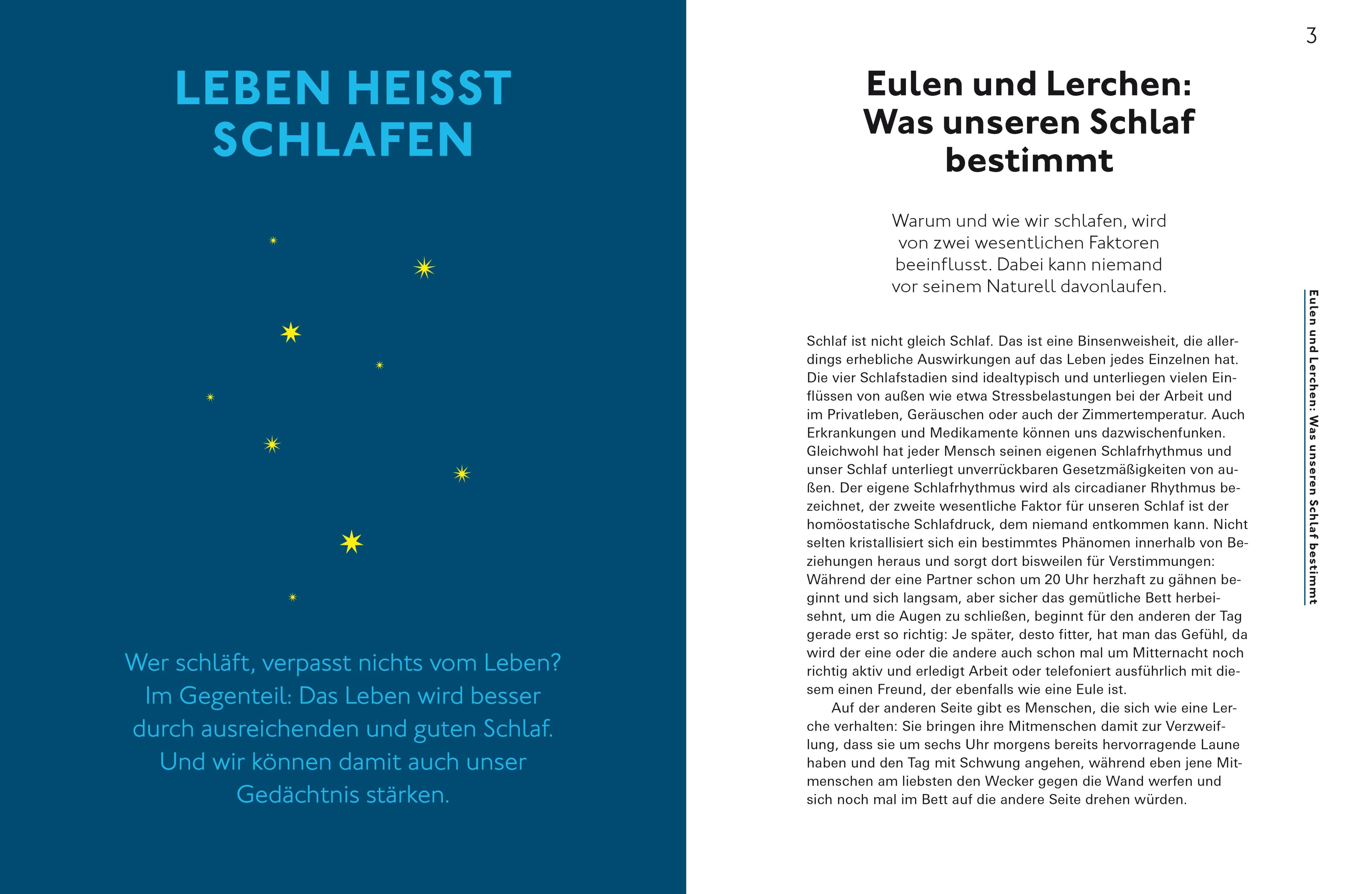 Beispielinhalt (Bild) Das Besser-schlafen-Prinzip