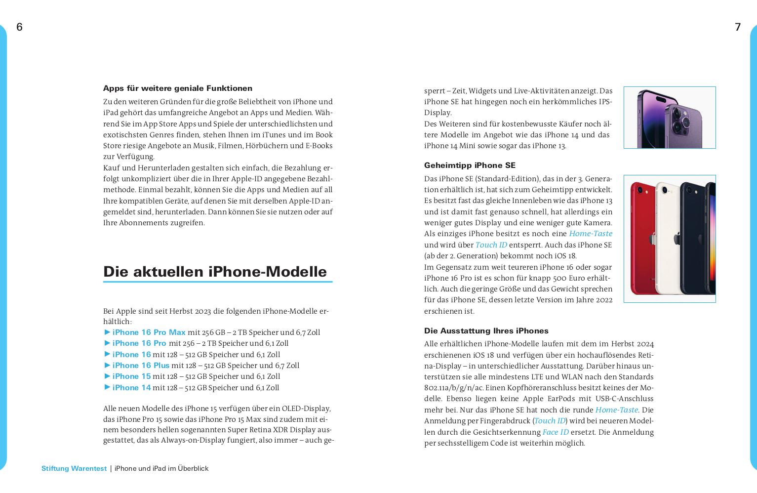 Beispielinhalt (Bild) iPhone und iPad