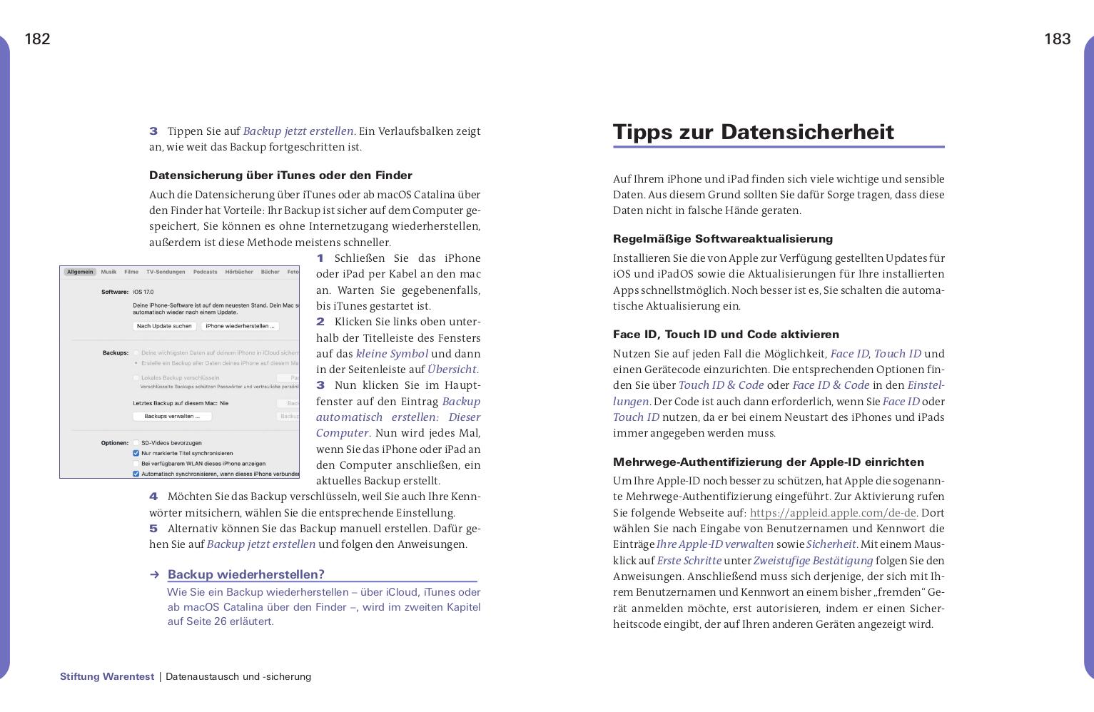 Beispielinhalt (Bild) iPhone und iPad