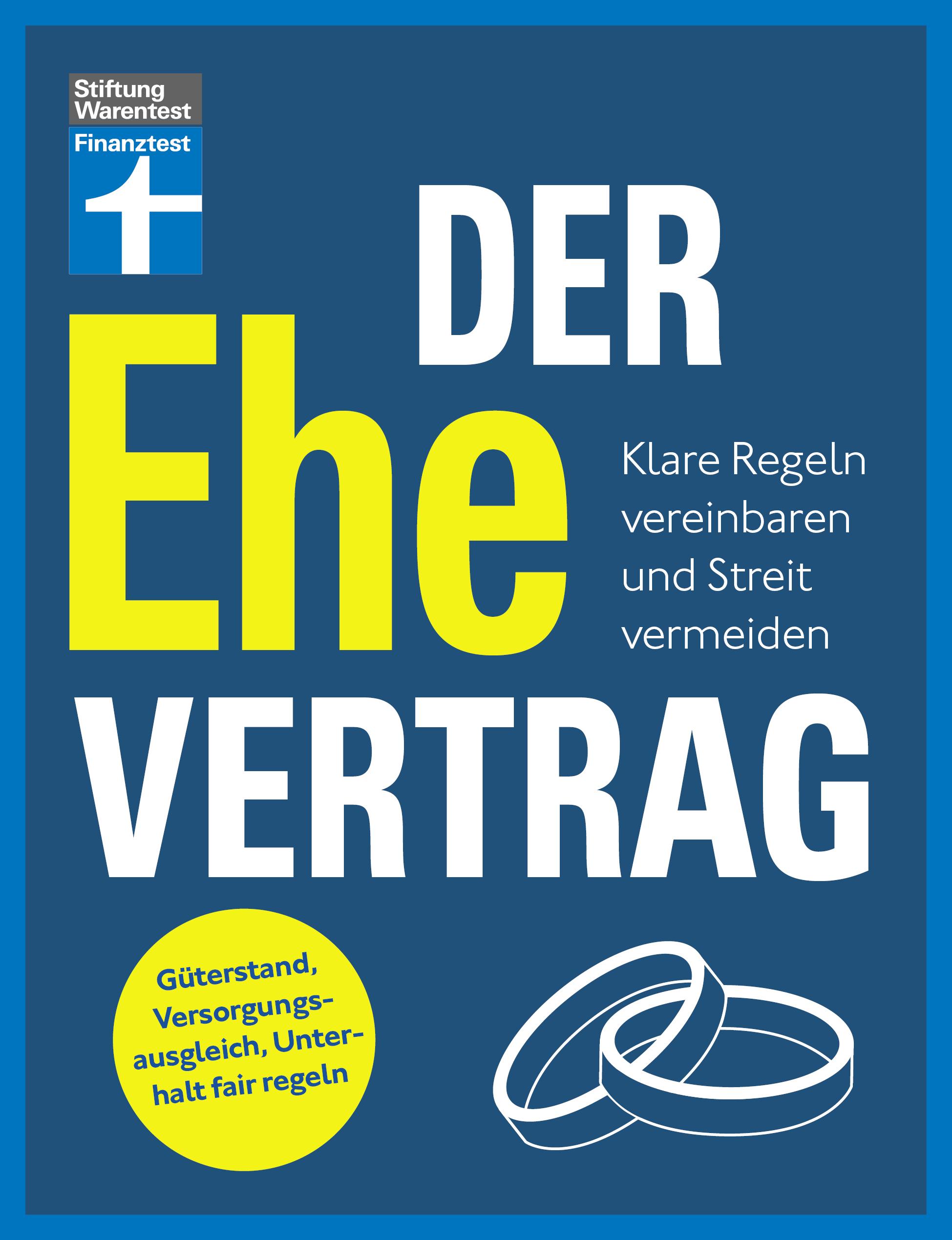 Vorderes Coverbild Der Ehevertrag