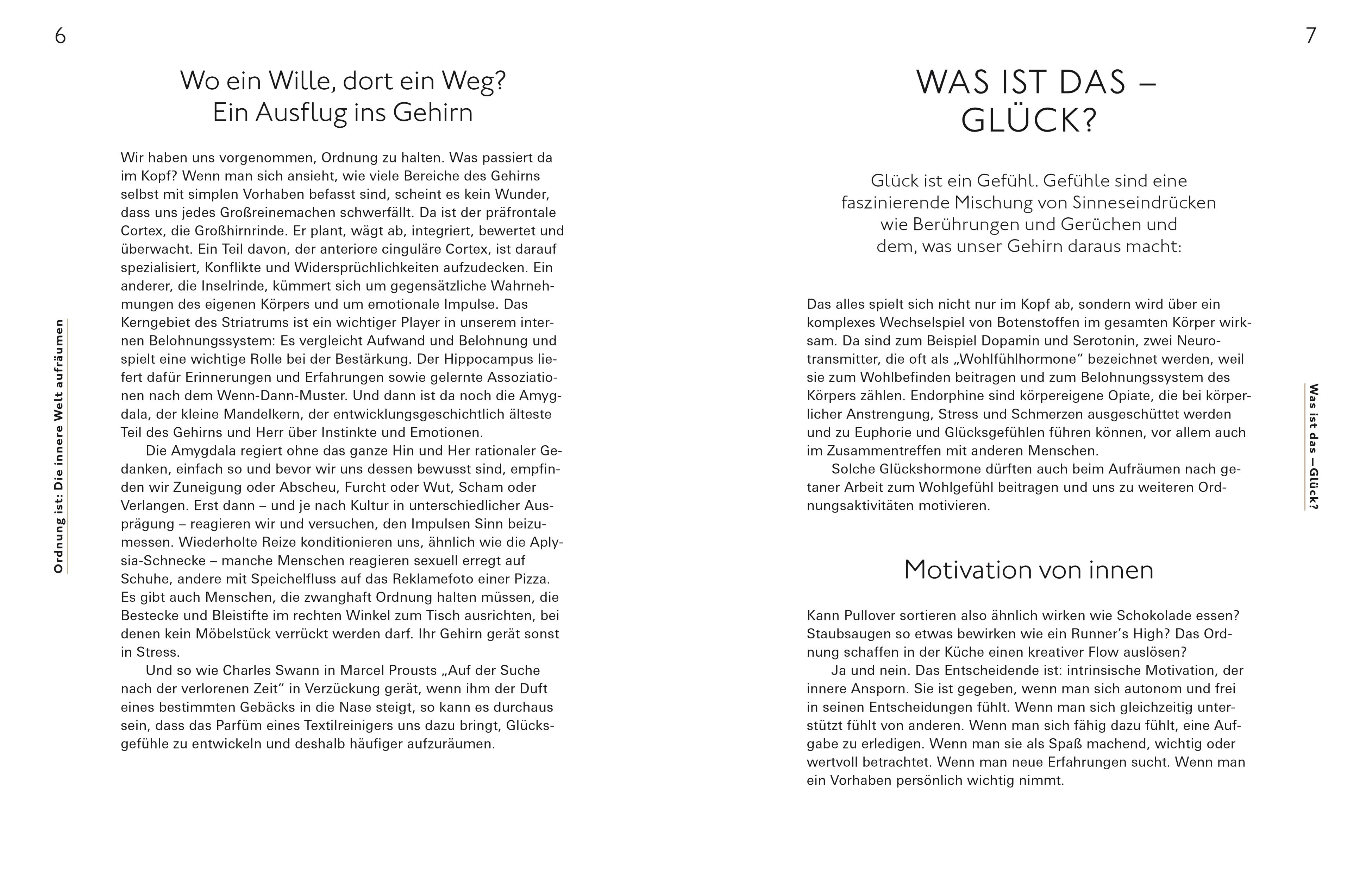 Beispielinhalt (Bild) Ordnung für immer