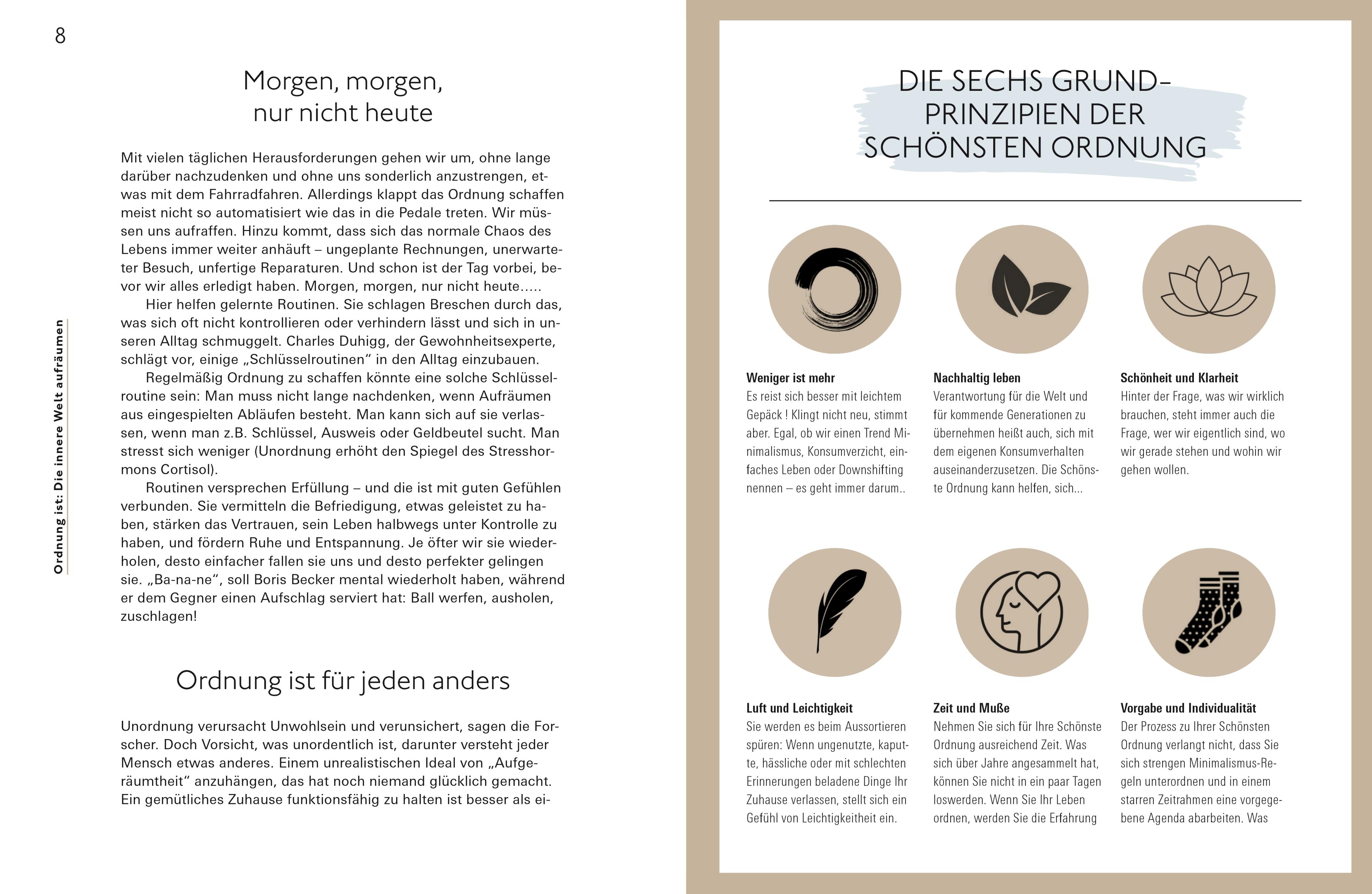 Beispielinhalt (Bild) Ordnung für immer