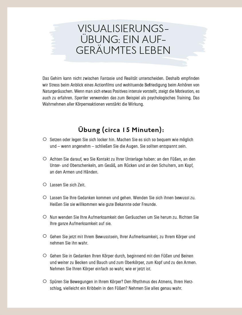 Beispielinhalt (Bild) Ordnung für immer