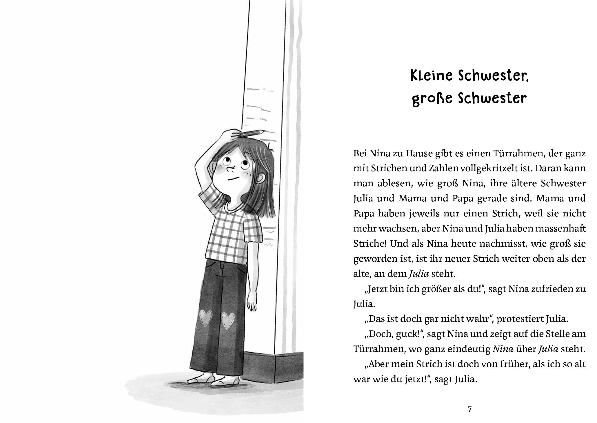 Beispielinhalt (Bild) Nina - Kopfüber ins neue Schuljahr