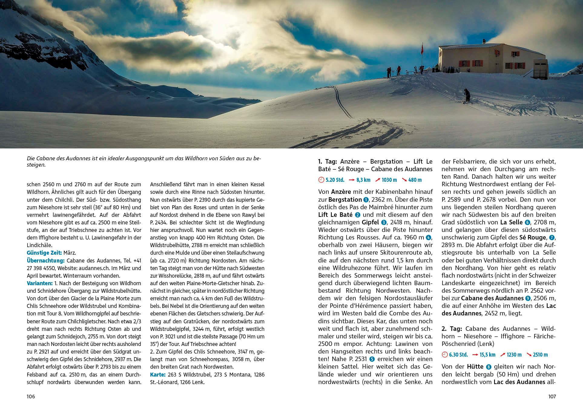 Beispielinhalt (Bild) Skitouren-Erlebnis Schweiz