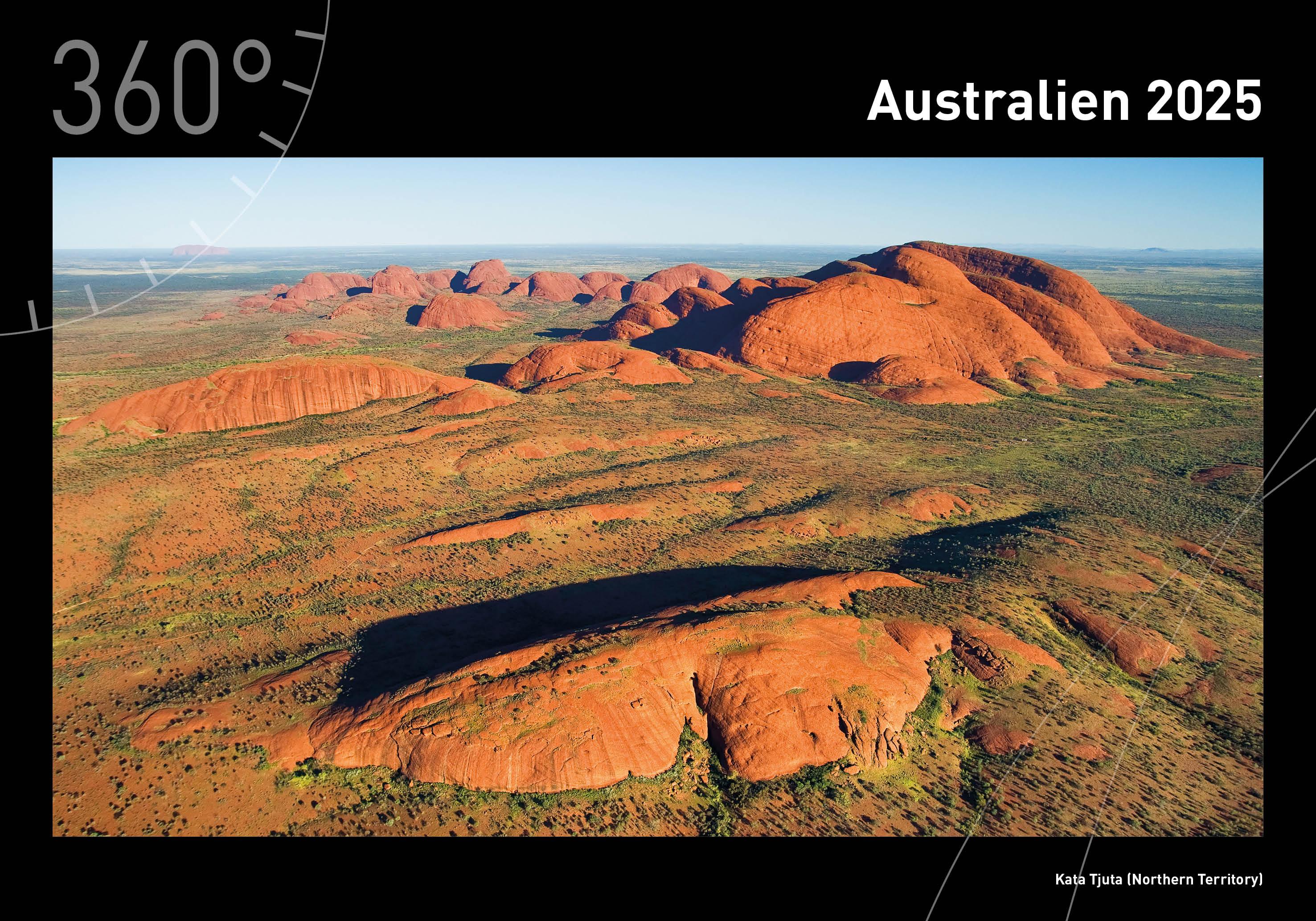 Vorderes Coverbild 360° Australien Premiumkalender 2025