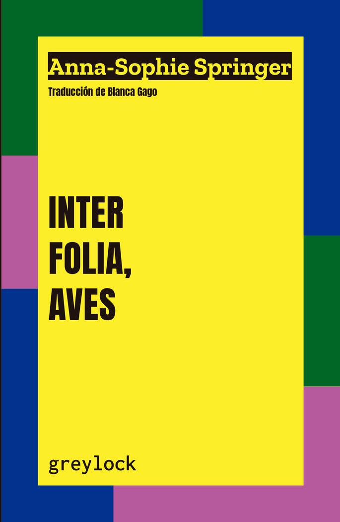 Vorderes Coverbild Inter folia, aves