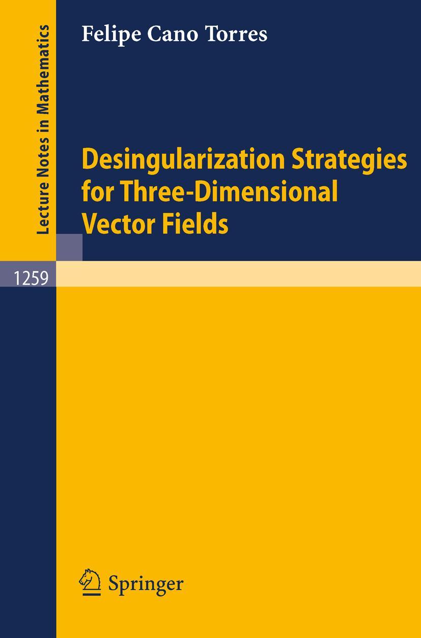 Vorderes Coverbild Desingularization Strategies of Three-Dimensional Vector Fields
