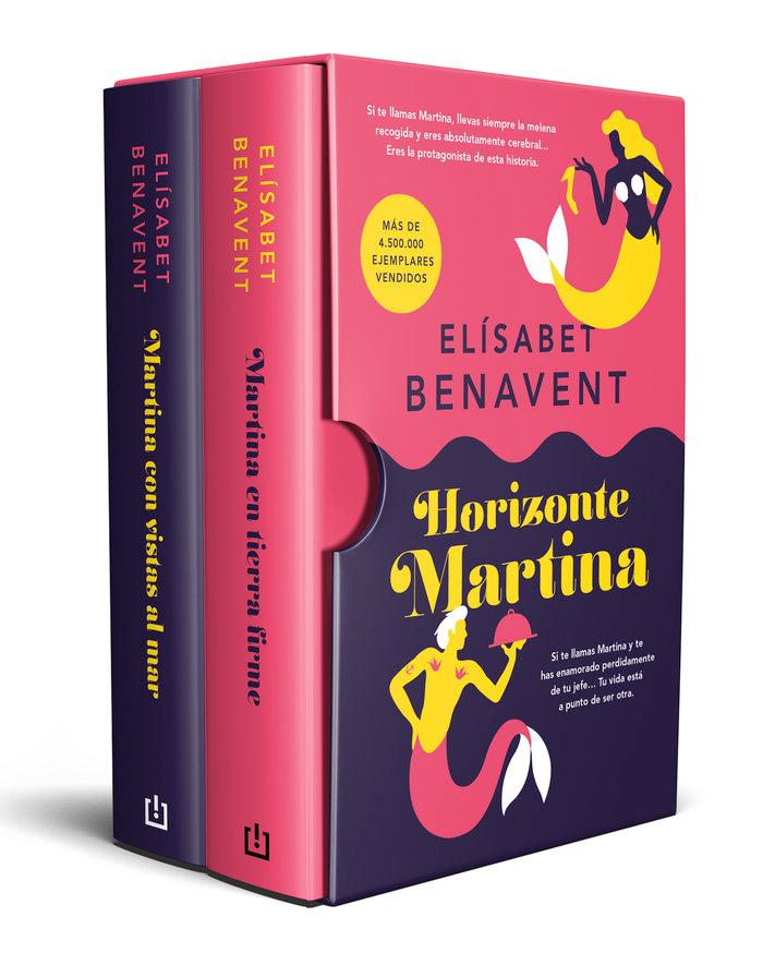 Vorderes Coverbild Estuche Martina: Martina con vistas al mar + Martina en tierra firme