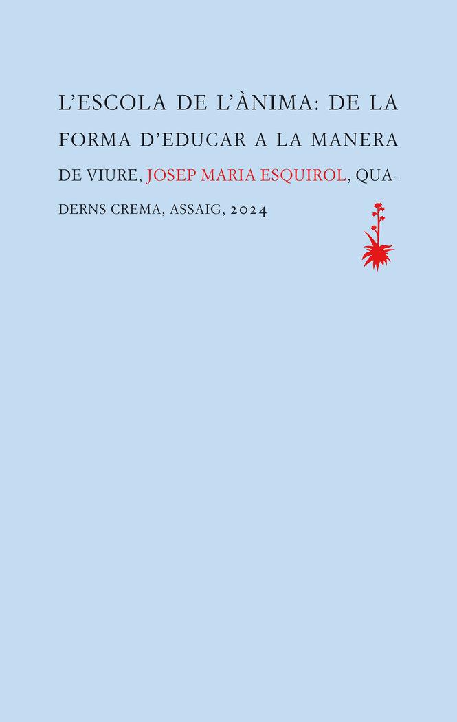 Vorderes Coverbild L'escola de l'ànima