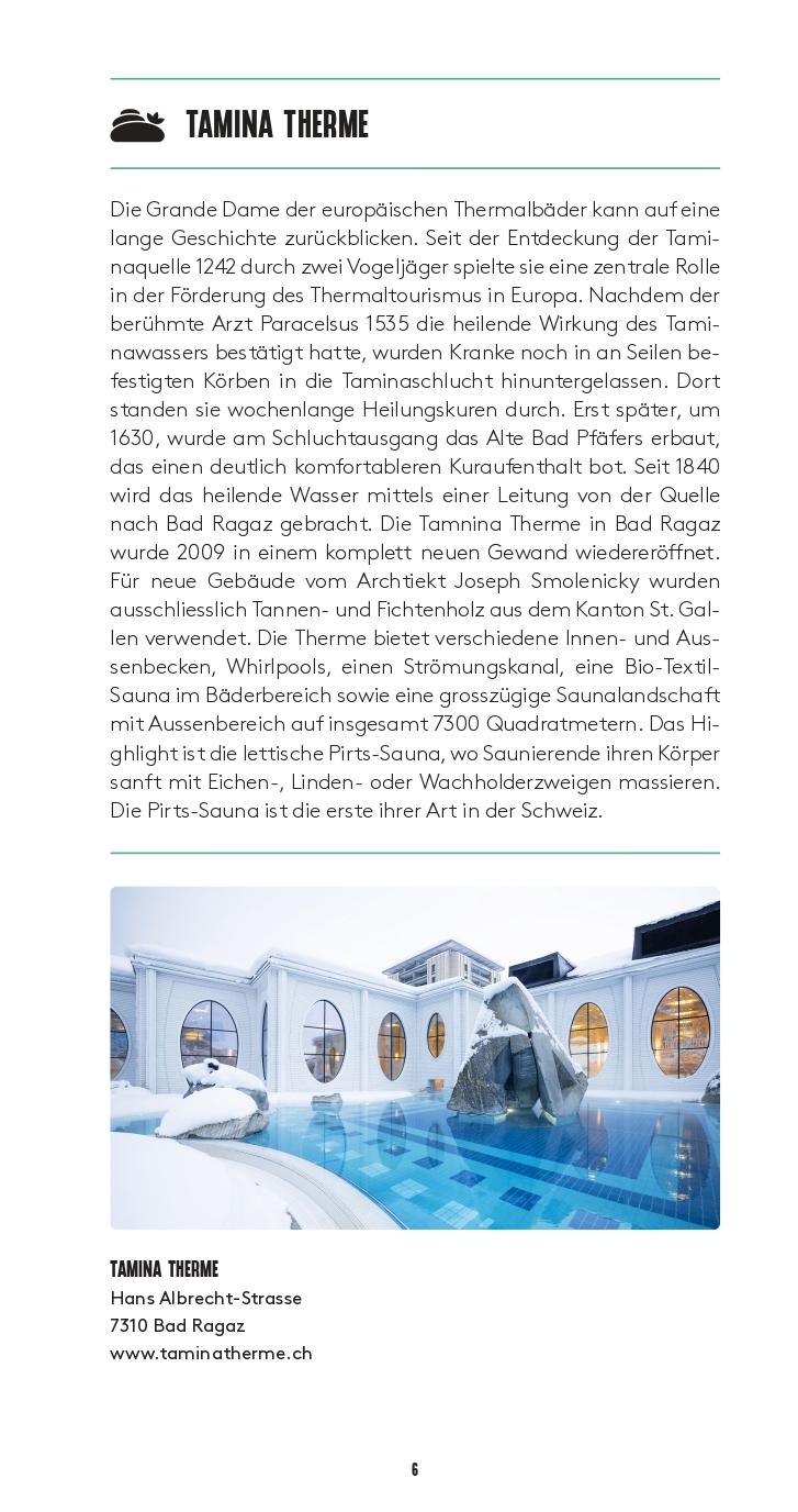 Beispielinhalt (Bild) Spa-Wandern Schweiz