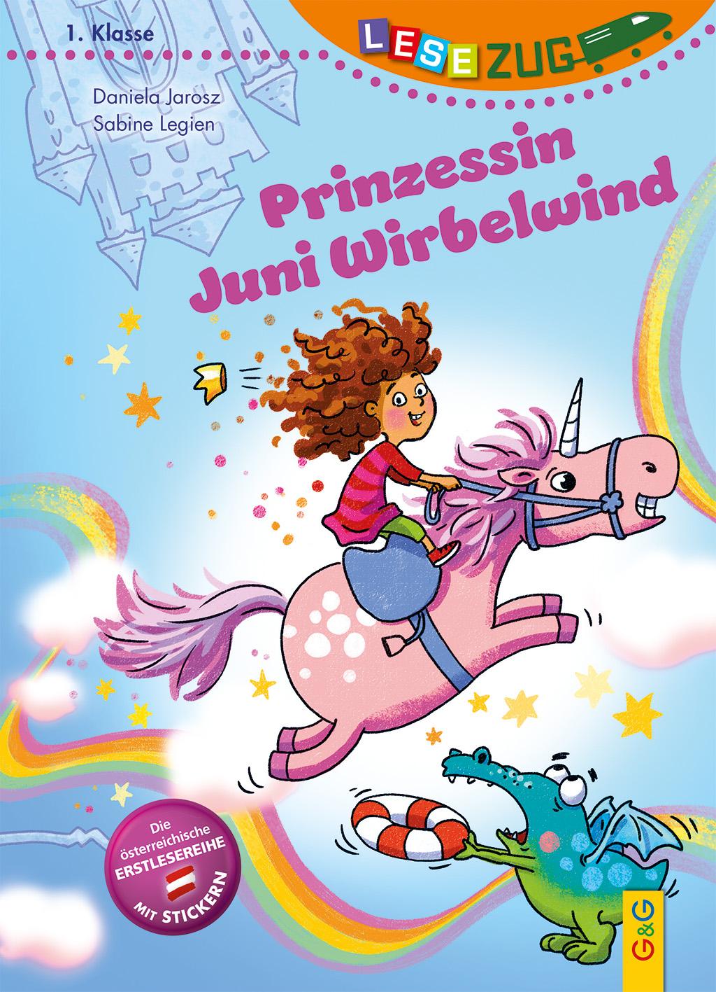 Vorderes Coverbild LESEZUG/1. Klasse: Prinzessin Juni Wirbelwind