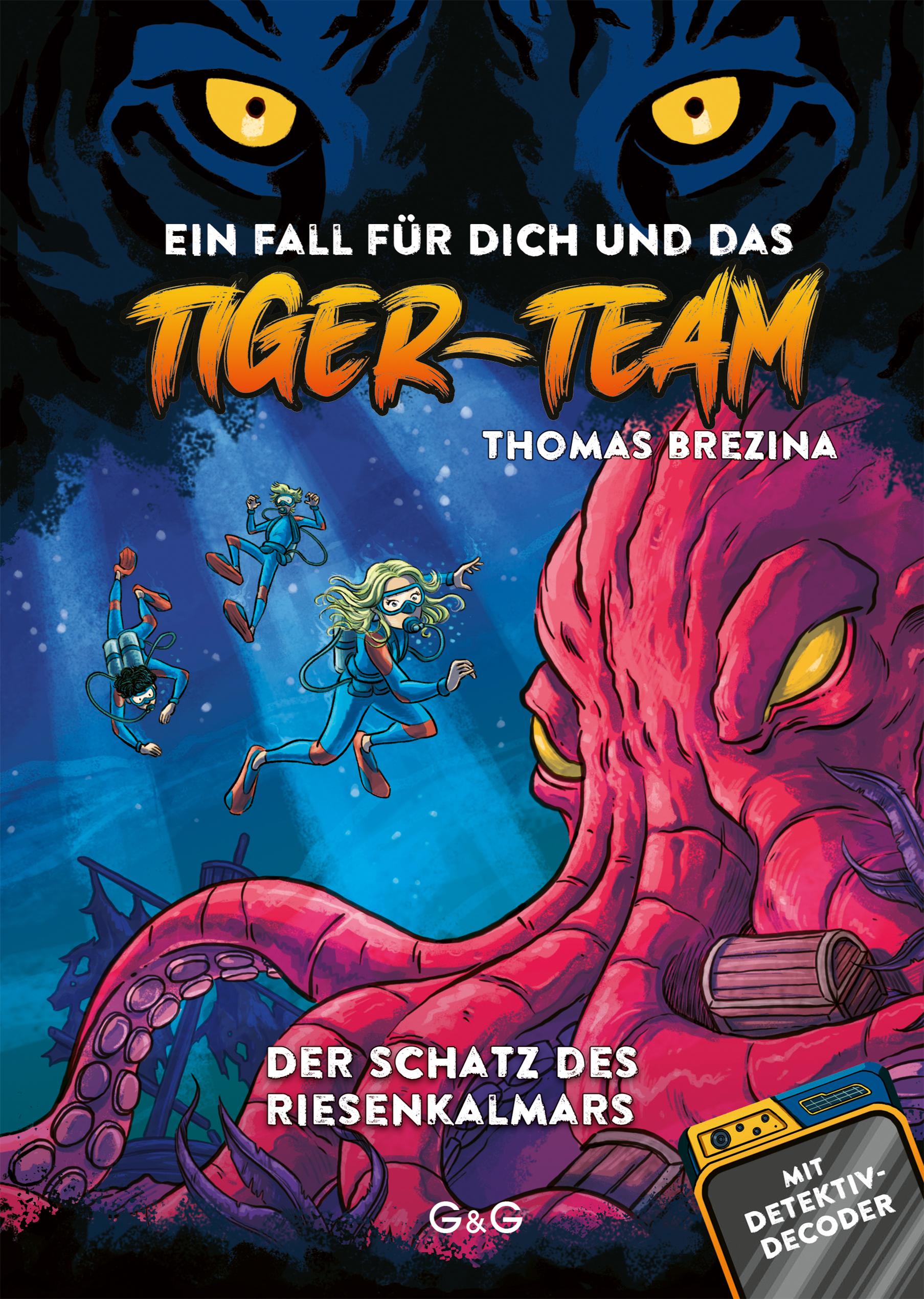 Vorderes Coverbild Tiger-Team - Der Schatz des Riesenkalmars