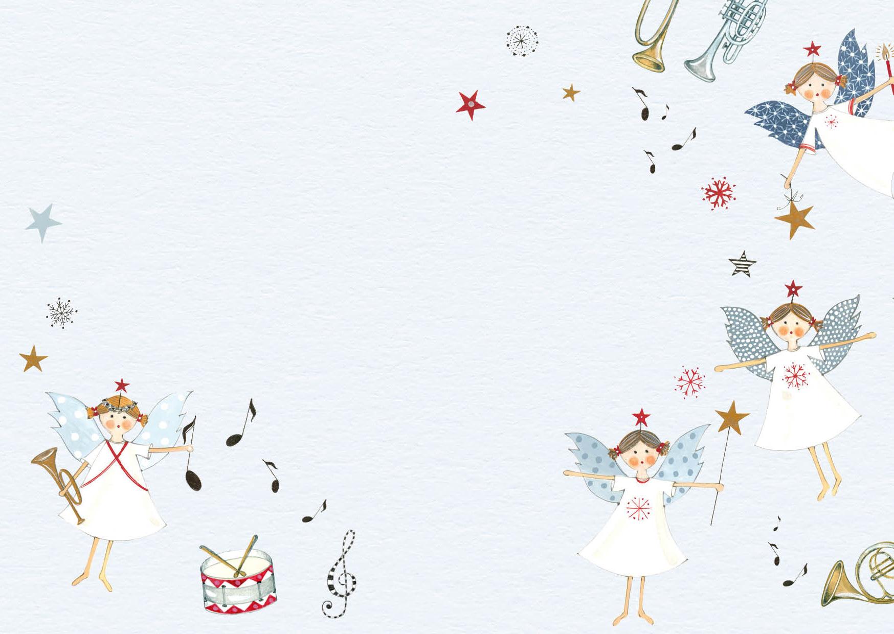 Beispielinhalt (Bild) Design Paper Besinnliche Weihnachten DIN A5. Mit Falz für Klappkarten