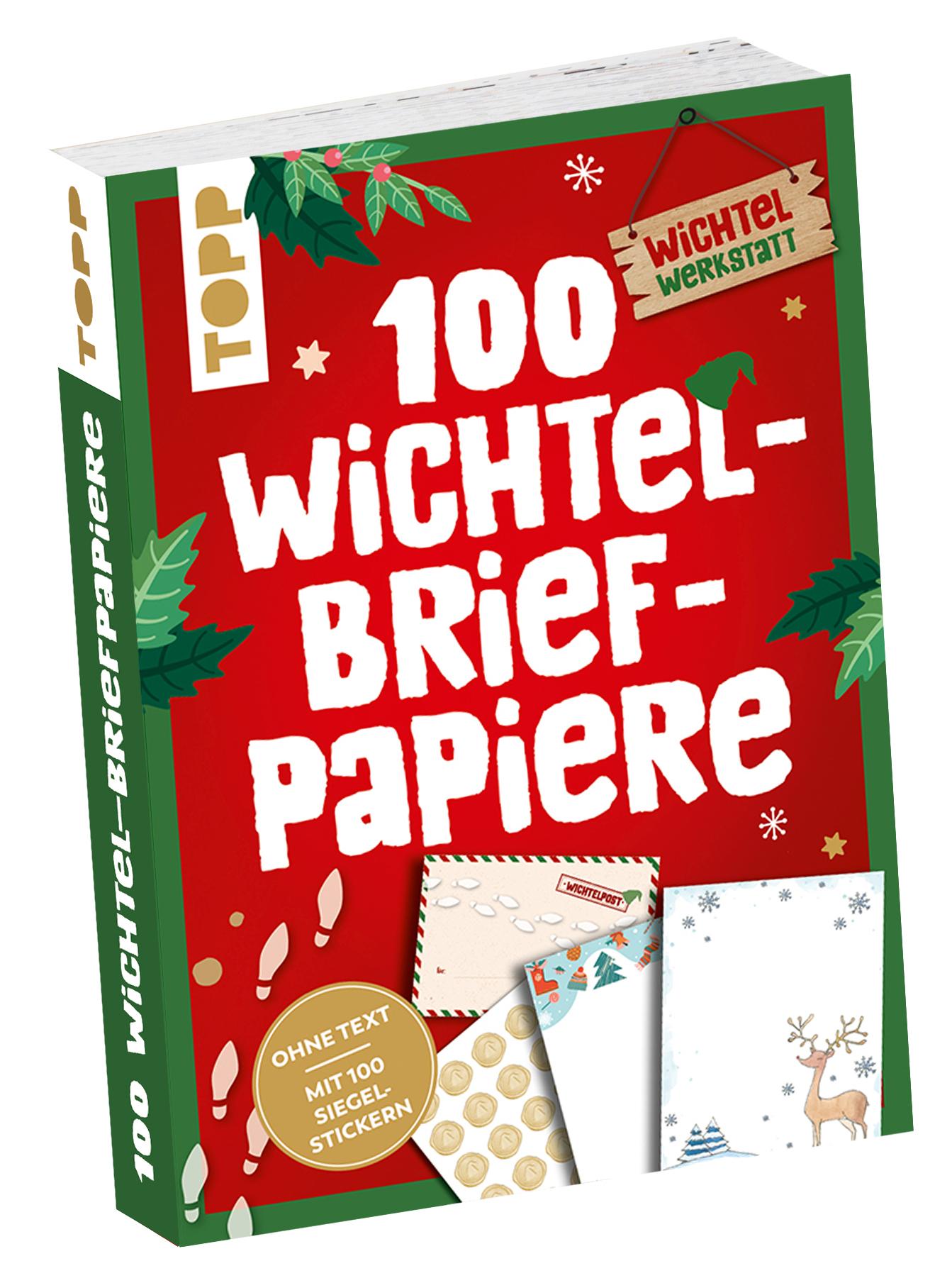 Vorderes Coverbild 100 Wichtelbriefpapiere