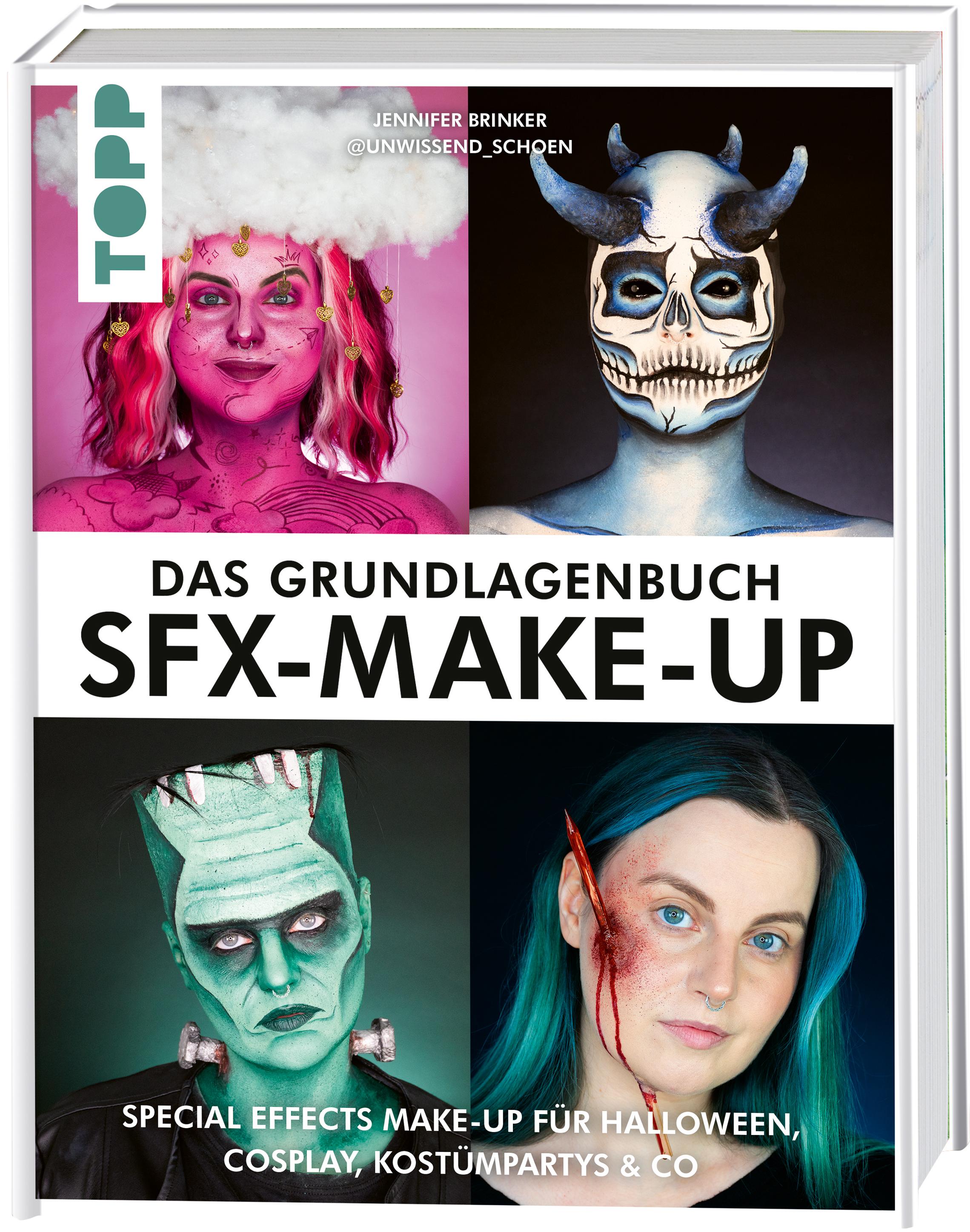 Vorderes Coverbild Das Grundlagenbuch SFX-Make-up