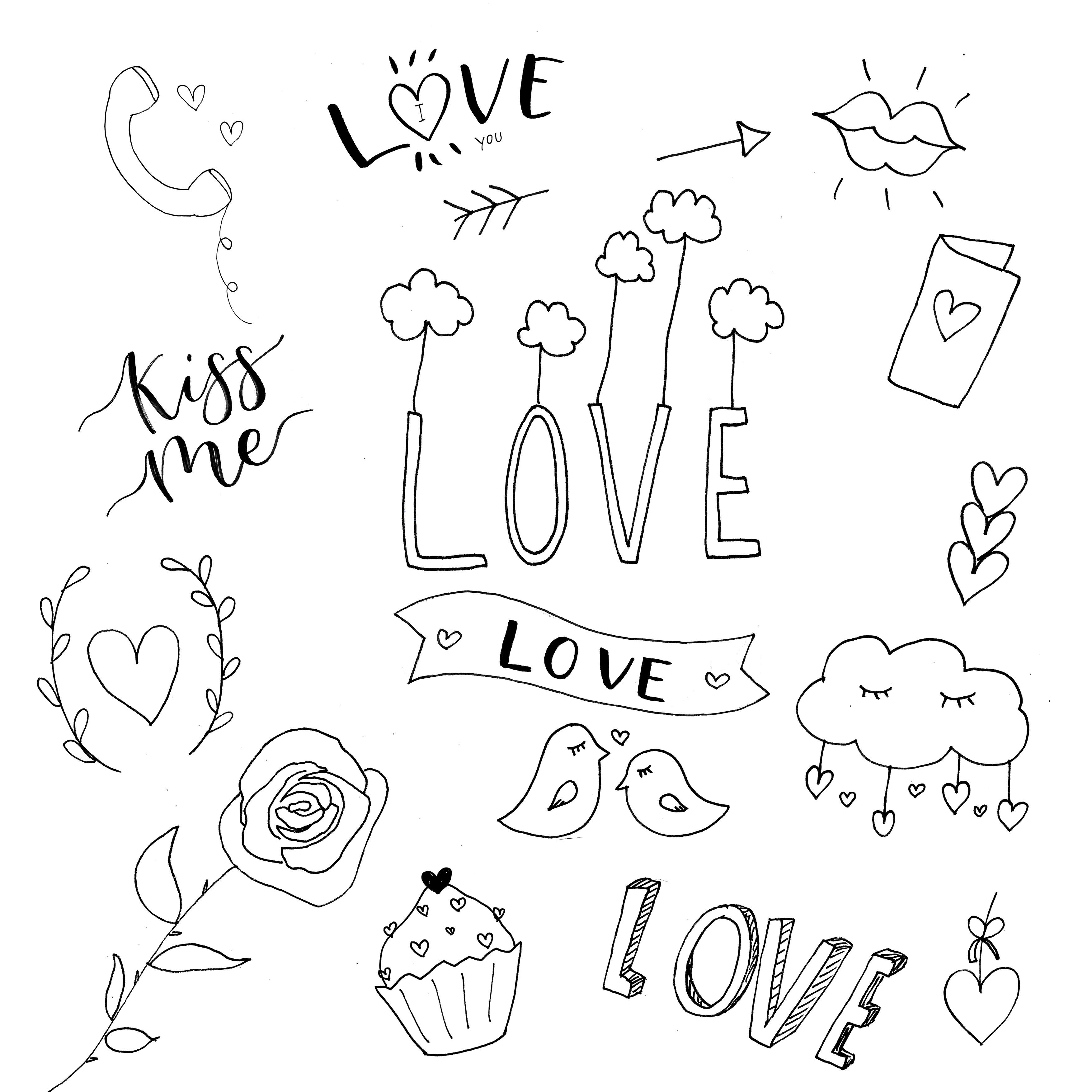 Beispielinhalt (Bild) Handlettering - Die ultimative Sammlung