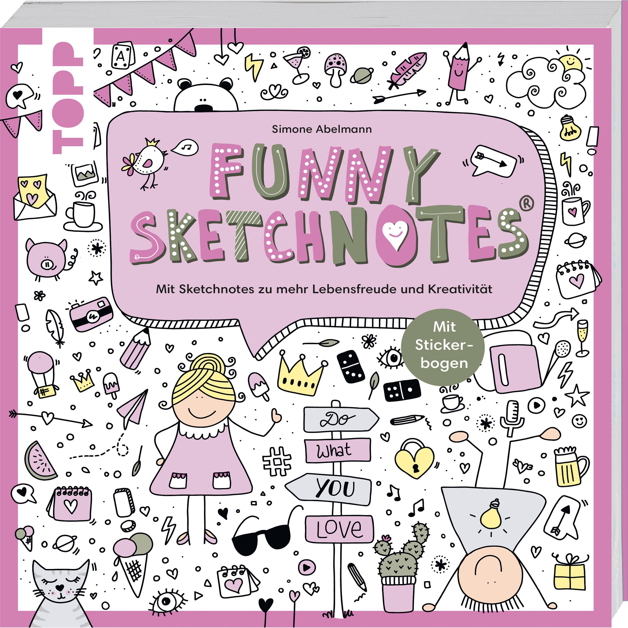 Vorderes Coverbild Funny Sketchnotes