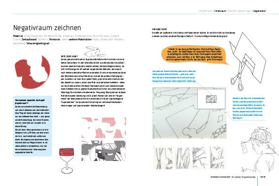 Beispielinhalt (Bild) Welten erschaffen auf Papier.