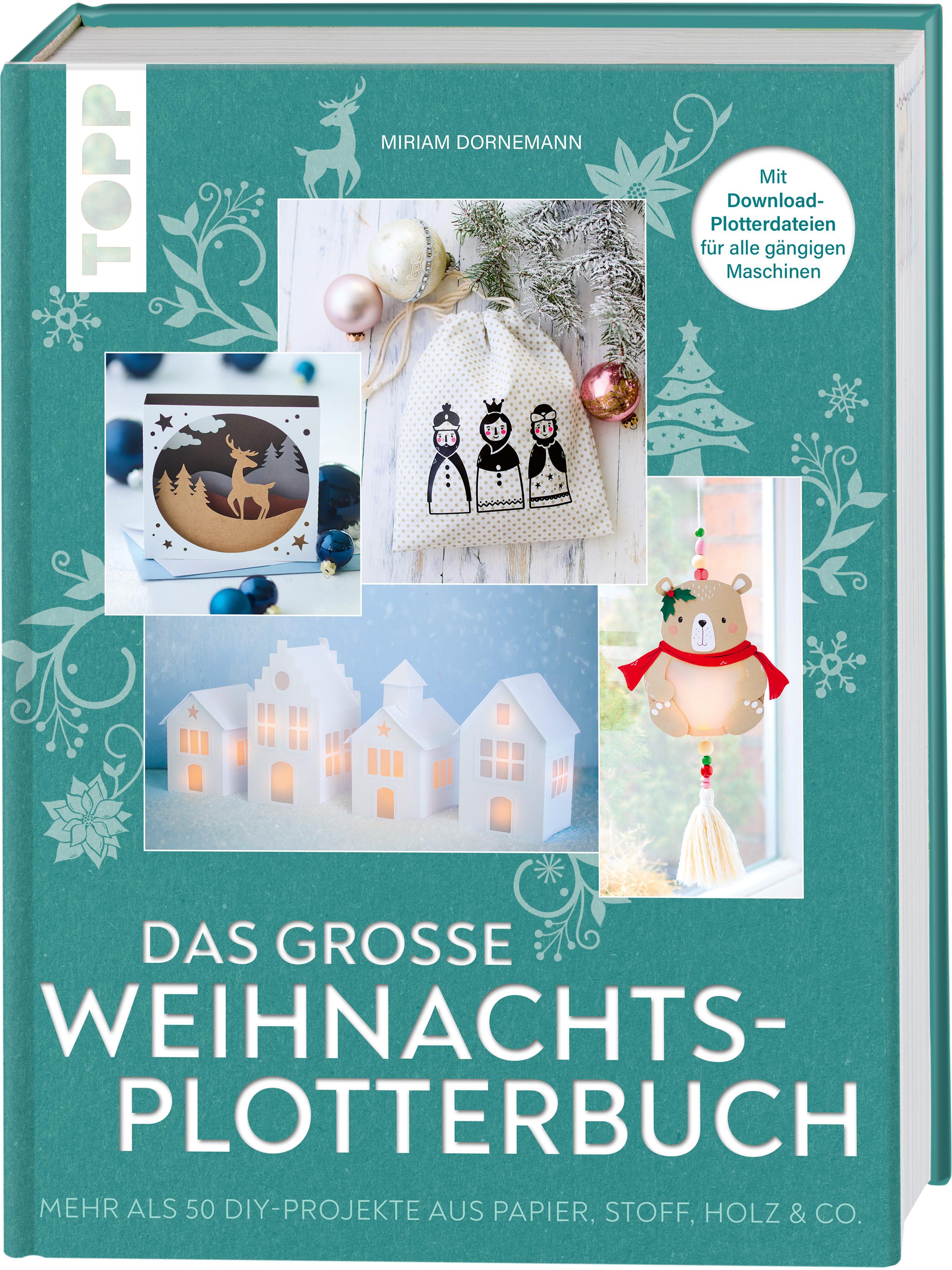 Vorderes Coverbild Das große Weihnachts-Plotterbuch