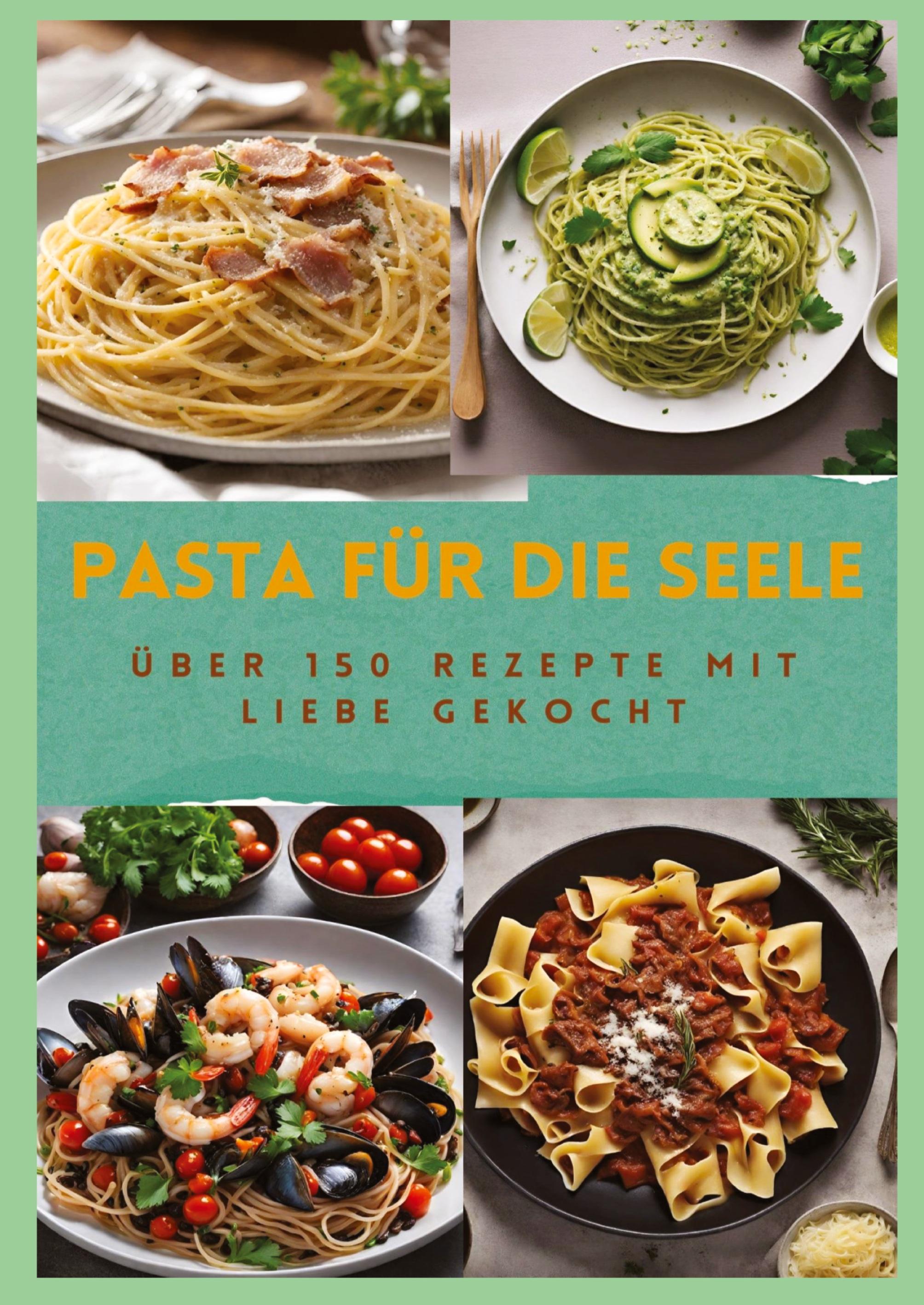 Vorderes Coverbild PASTA FÜR DIE SEELE: ÜBER 150 REZEPTE MIT LIEBE GEKOCHT  : Meisterhafte italienische Pasta-Rezepte für Anfänger und Fortgeschrittene