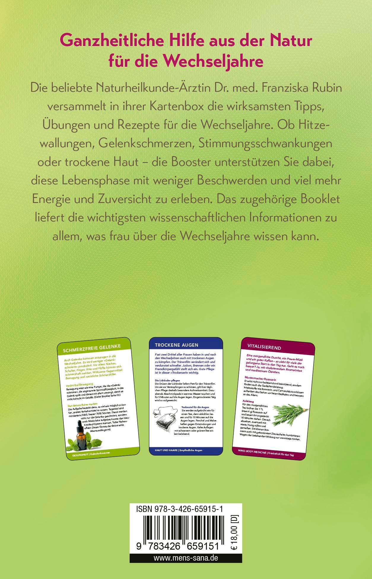 Rückseitencover Erste Hilfe für die Wechseljahre