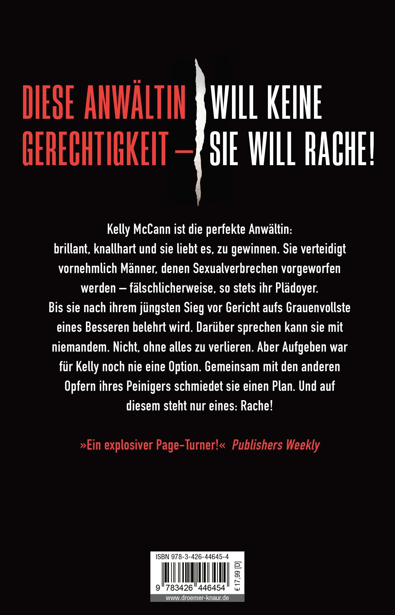 Rückseitencover Die Anwältin