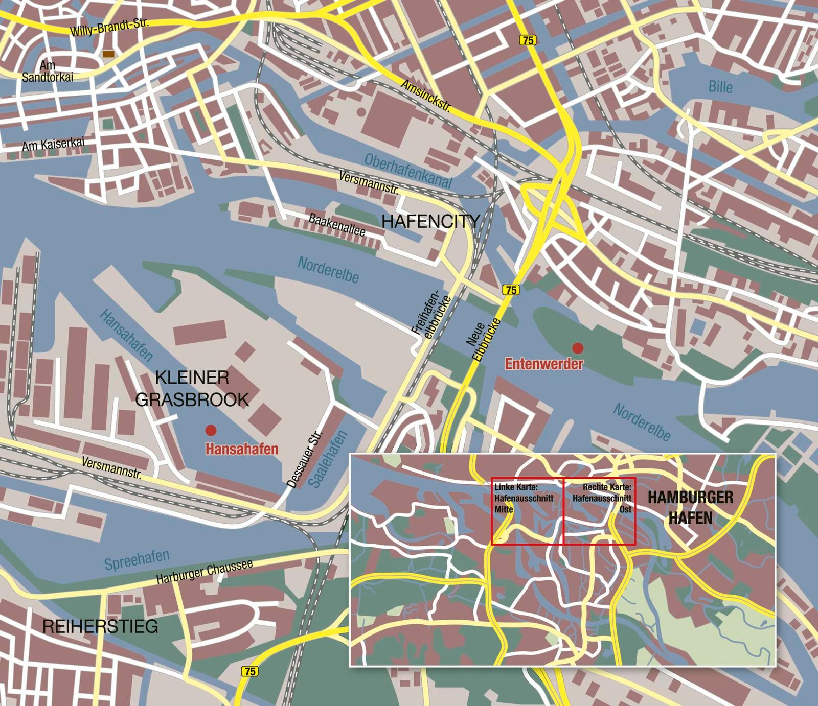 Beispielinhalt (Bild) Tatort Hafen - Tod im Schatten der Elbflut