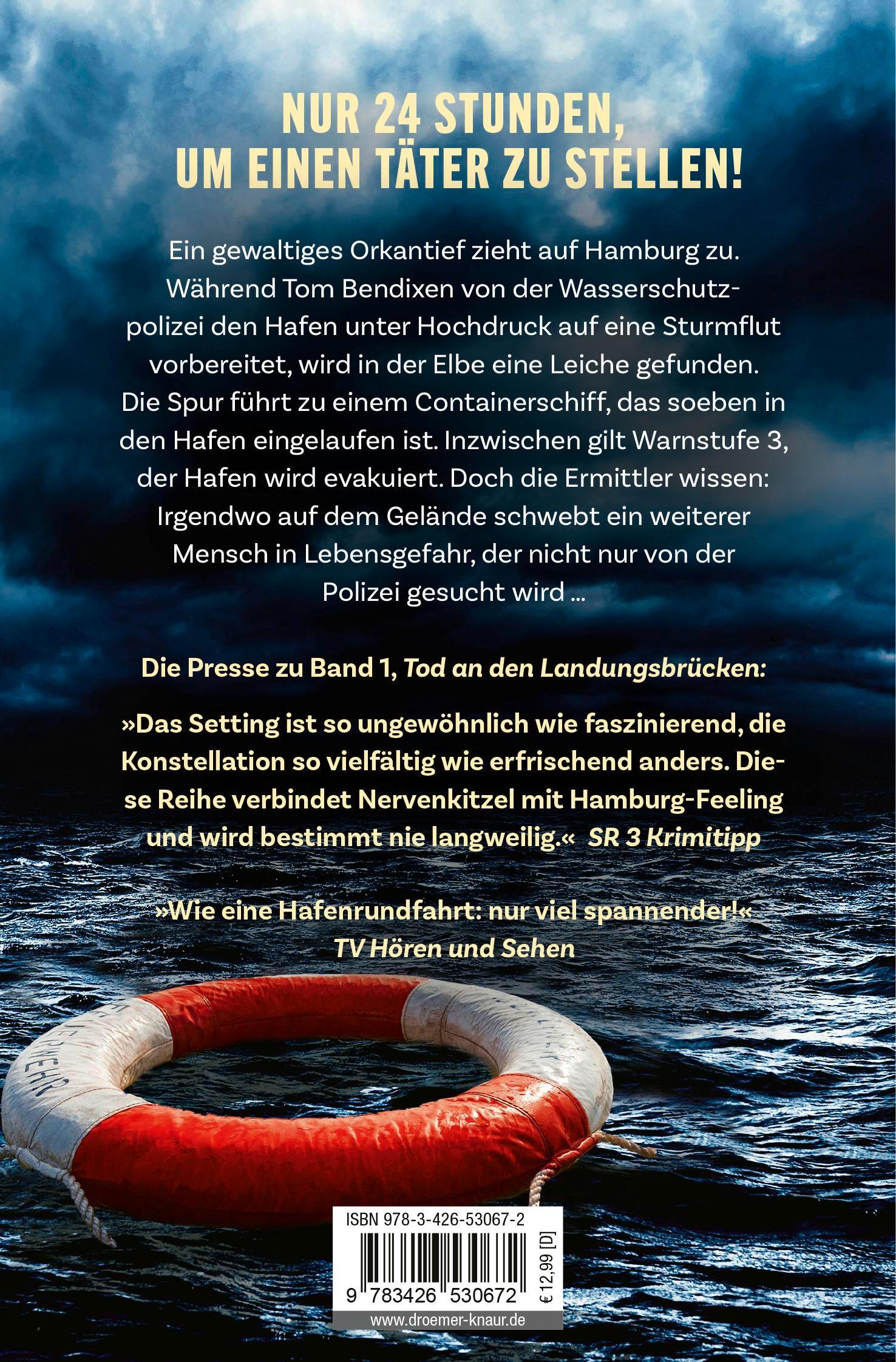 Rückseitencover Tatort Hafen - Tod im Schatten der Elbflut
