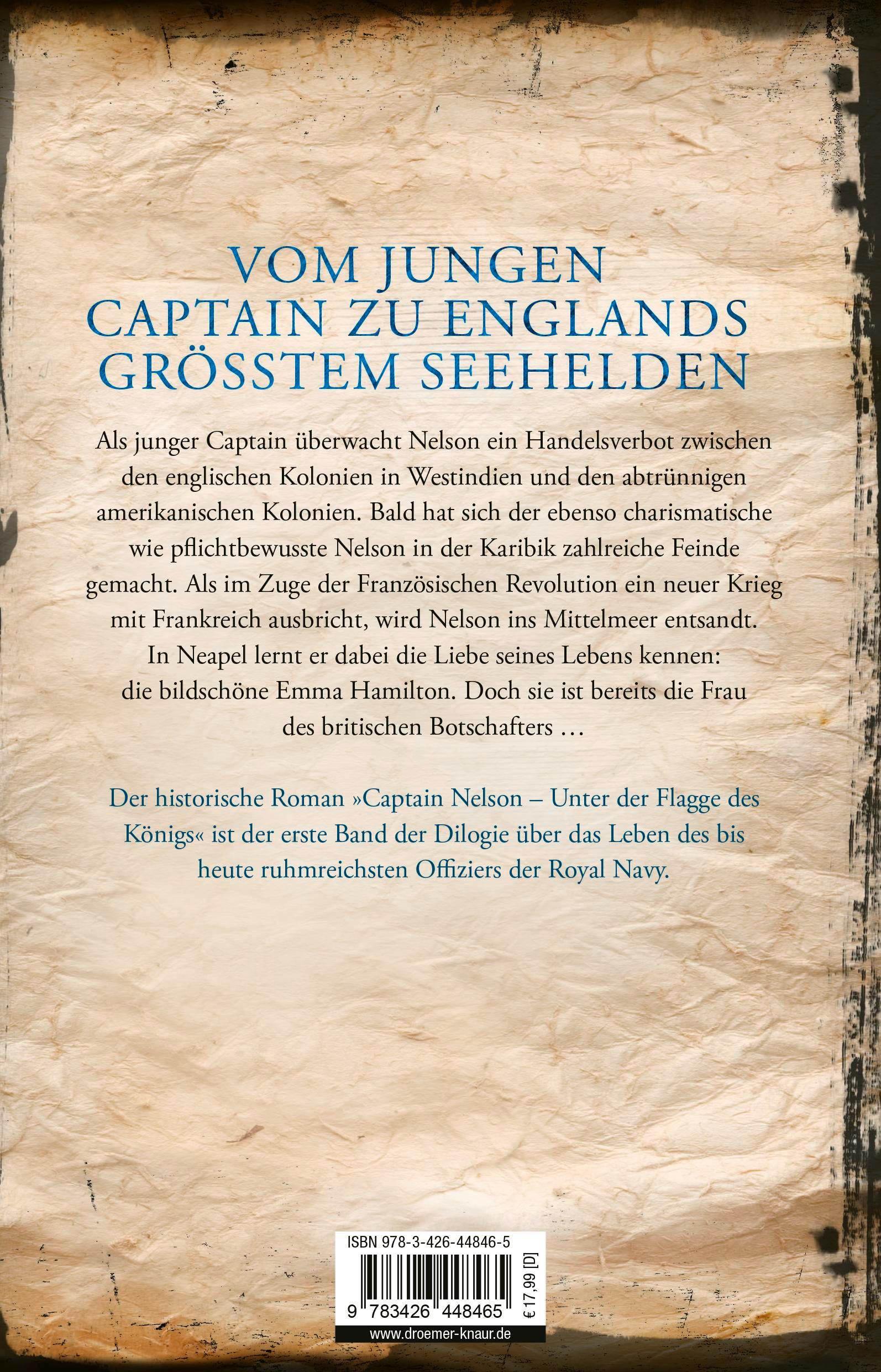 Rückseitencover Captain Nelson - Unter der Flagge des Königs