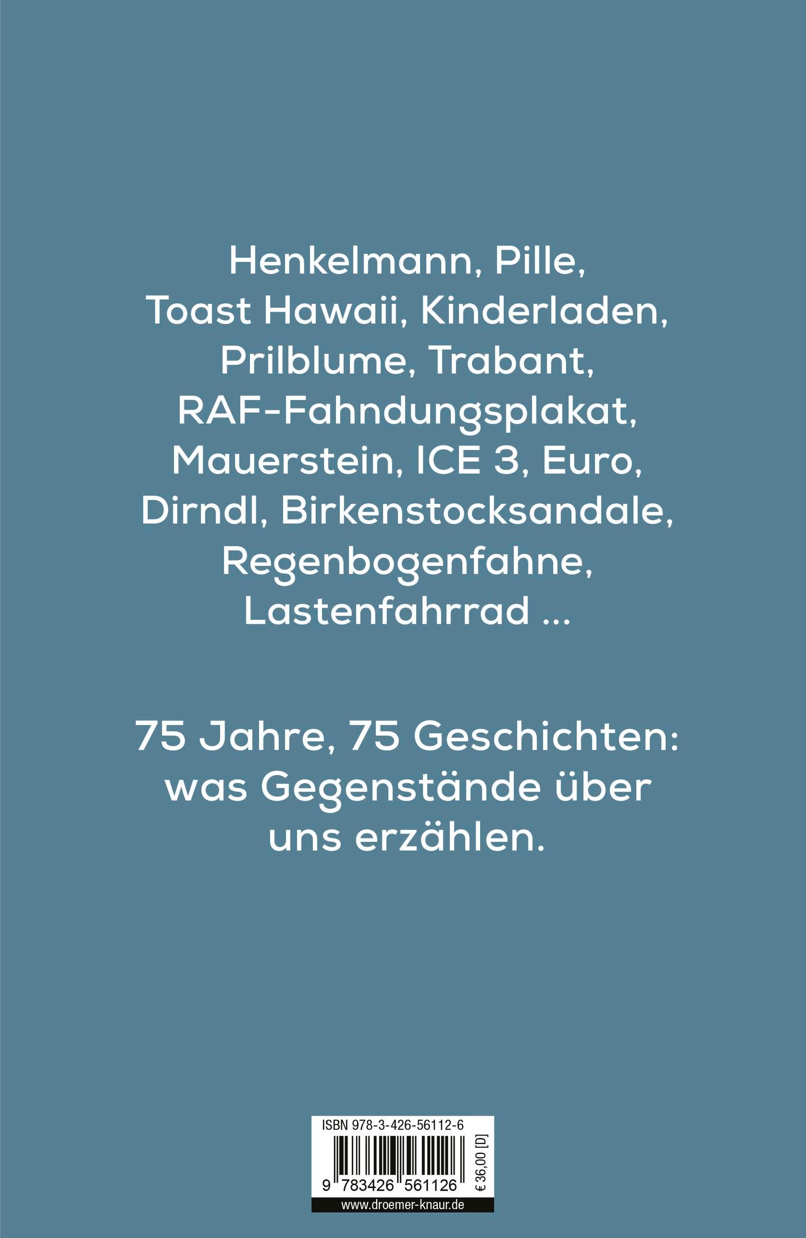 Rückseitencover Deutsche Dinge