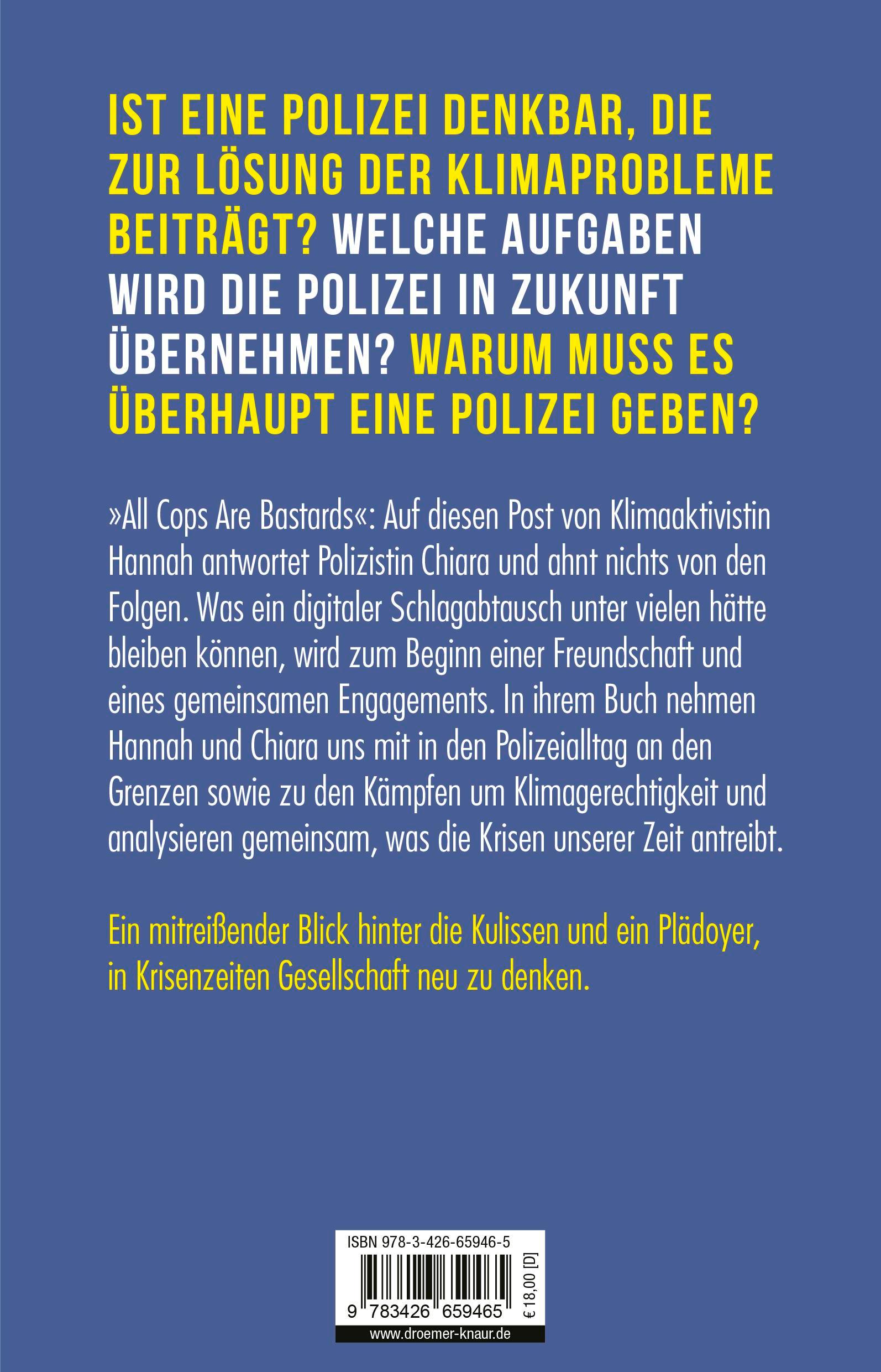 Rückseitencover Gegen das Klima der Gewalt