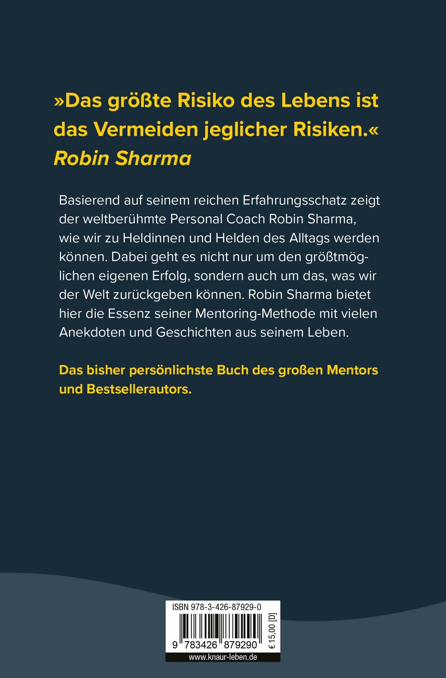 Rückseitencover Manifest eines Alltagshelden