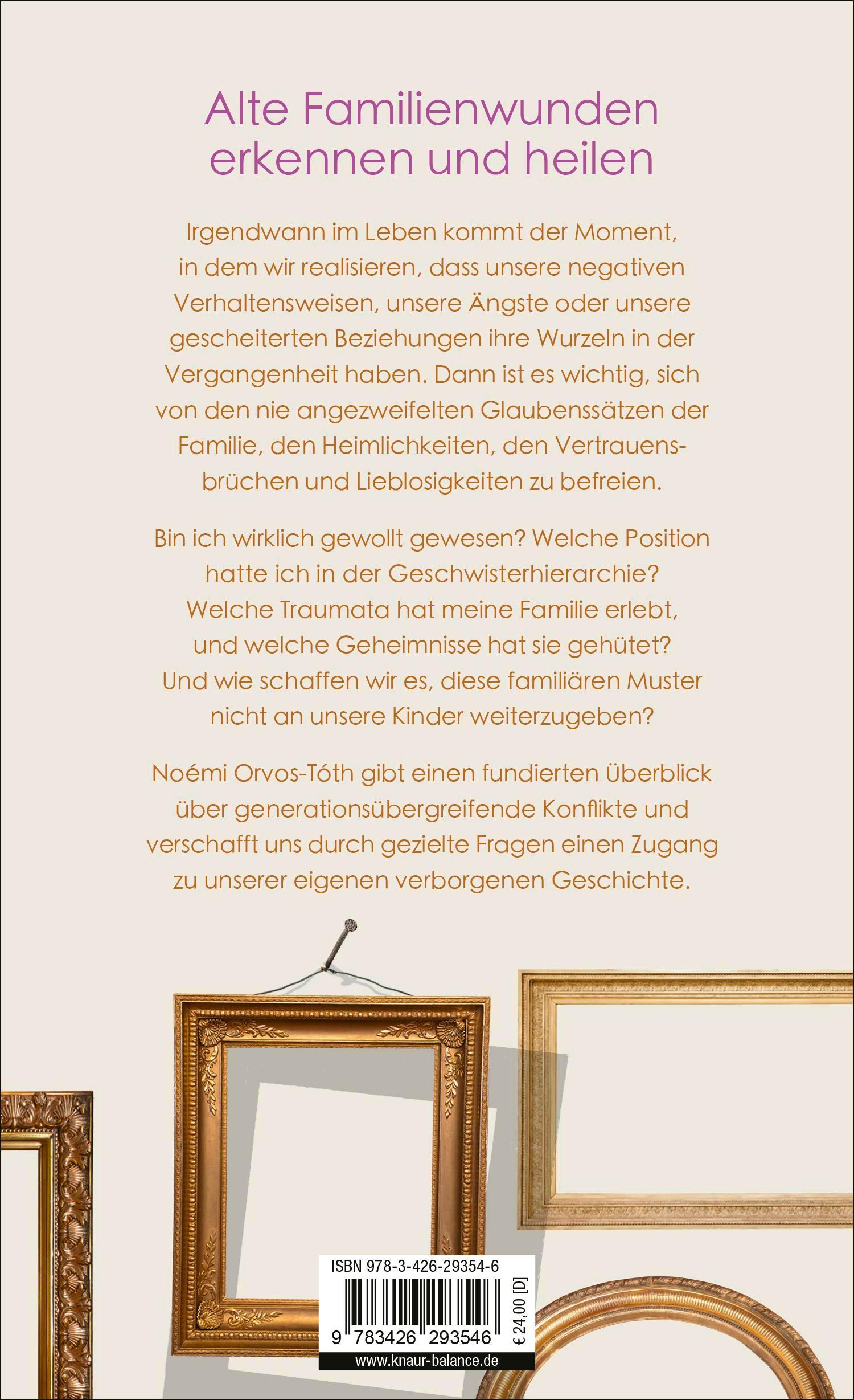 Rückseitencover Vererbte Familienwunden