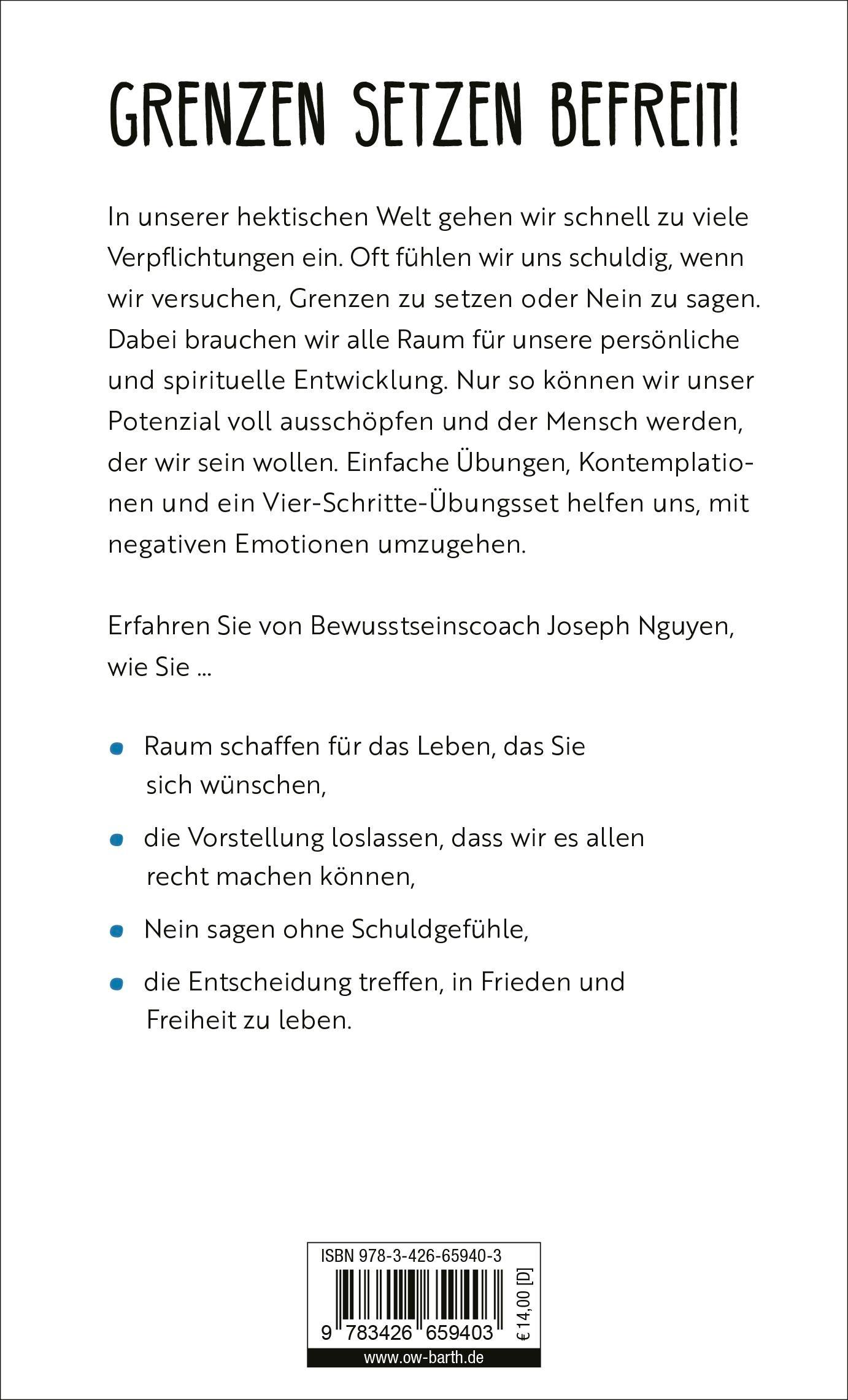 Rückseitencover Hör auf, dir selbst im Weg zu stehen