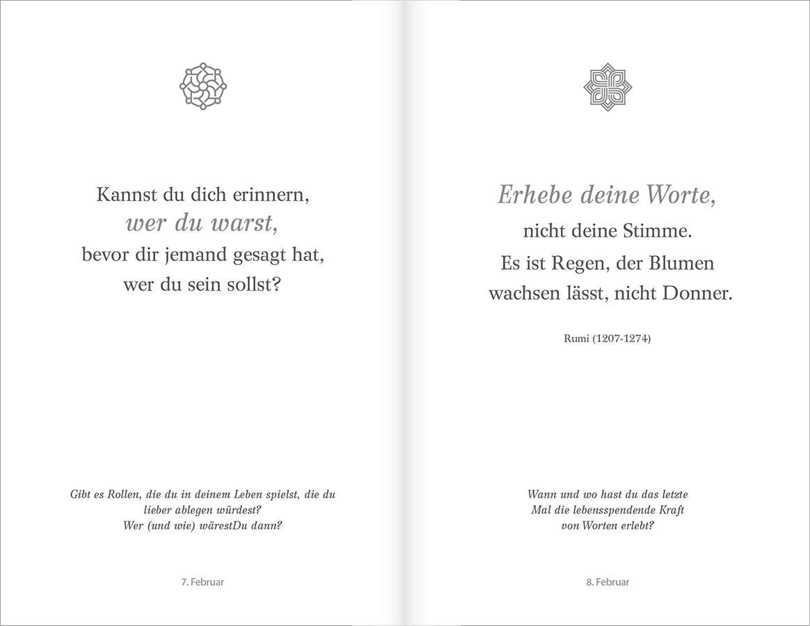 Beispielinhalt (Bild) Seelenfutter - 365-mal das Leben spüren