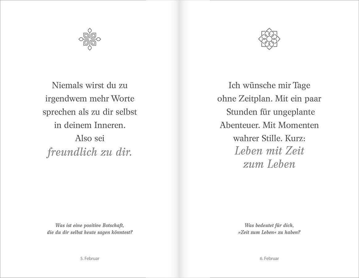 Beispielinhalt (Bild) Seelenfutter - 365-mal das Leben spüren