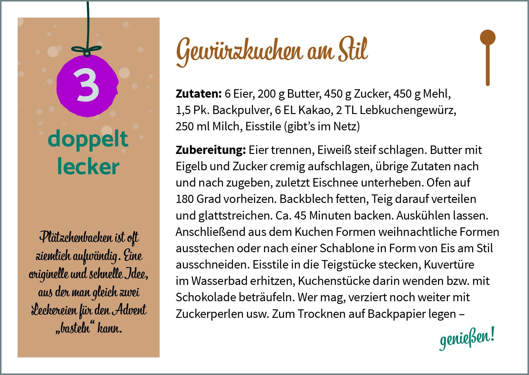 Beispielinhalt (Bild) Weihnachtspost für mich