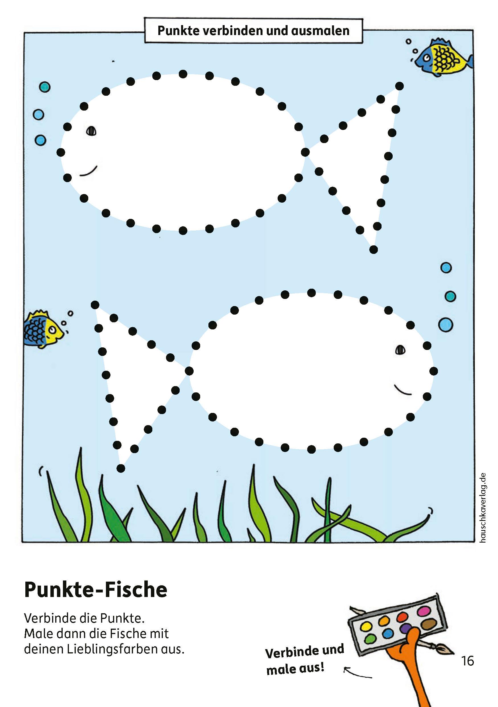 Beispielinhalt (Bild) Kindergartenblock ab 3 Jahre - Konzentration, Logik, Feinmotorik