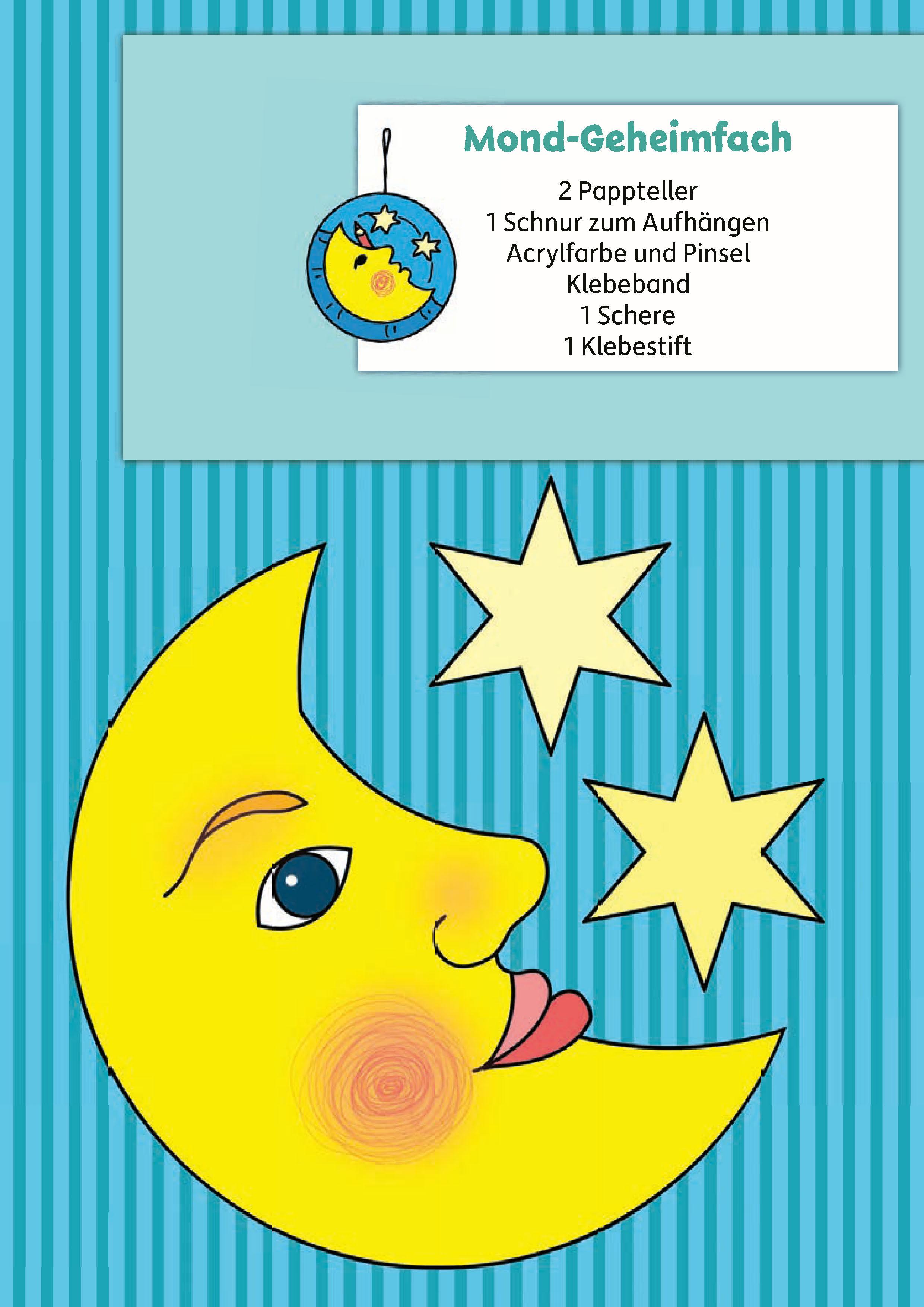 Beispielinhalt (Bild) Lass uns basteln - Bastelbuch ab 5 Jahre - Weltall