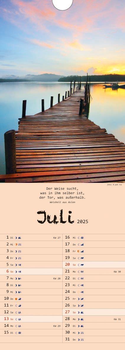 Beispielinhalt (Bild) Spirit of Meditation. Kalender 2025