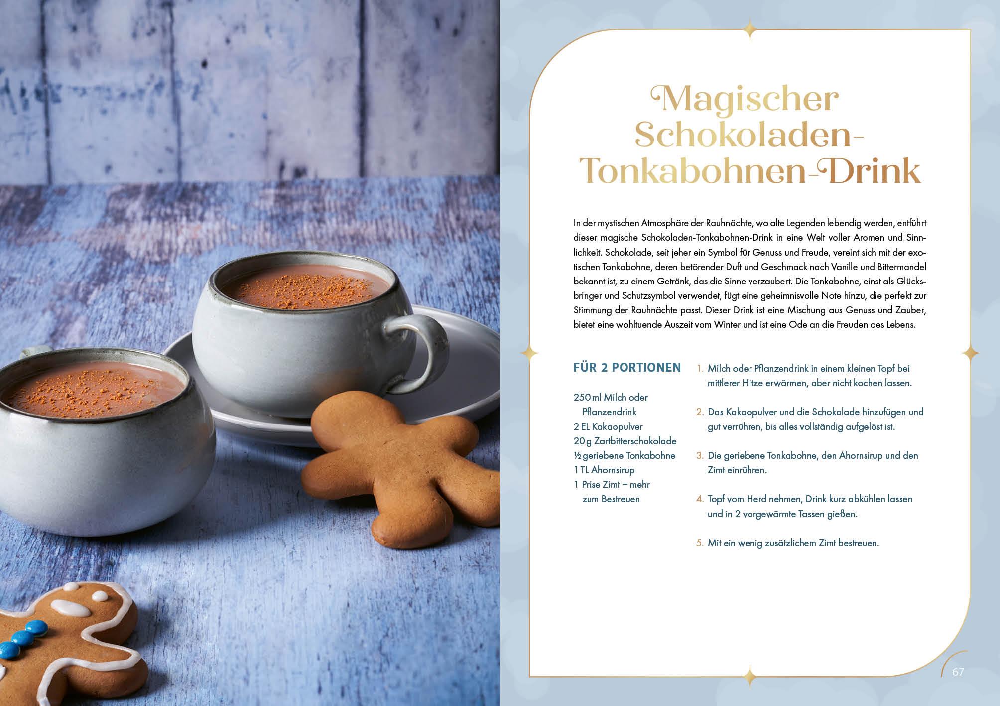 Beispielinhalt (Bild) Das Kochbuch für die Rauhnächte