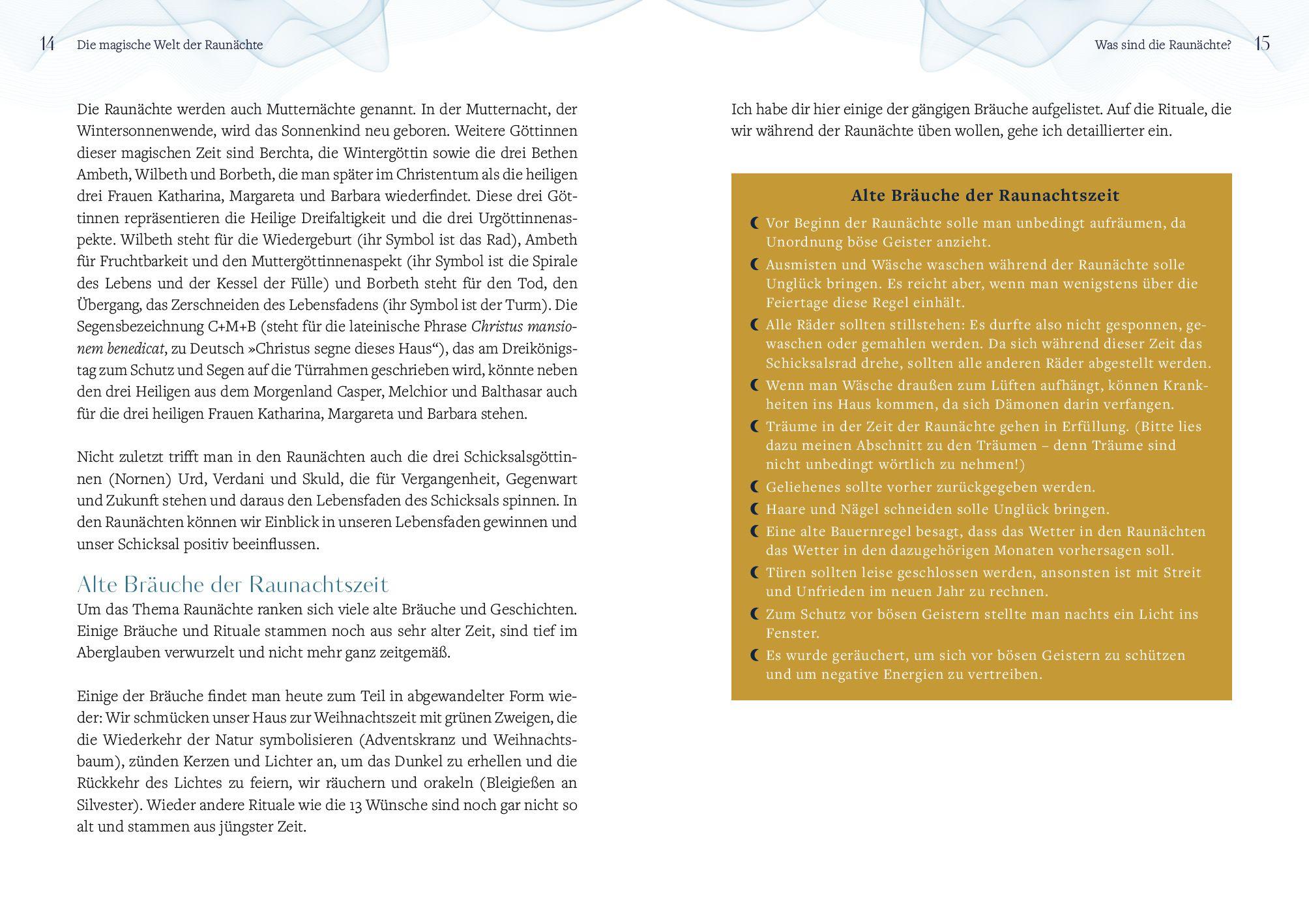 Beispielinhalt (Bild) Mit Yoga durch die Raunächte