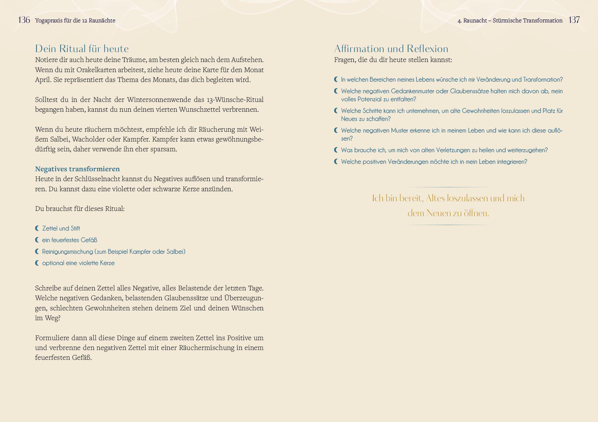 Beispielinhalt (Bild) Mit Yoga durch die Raunächte