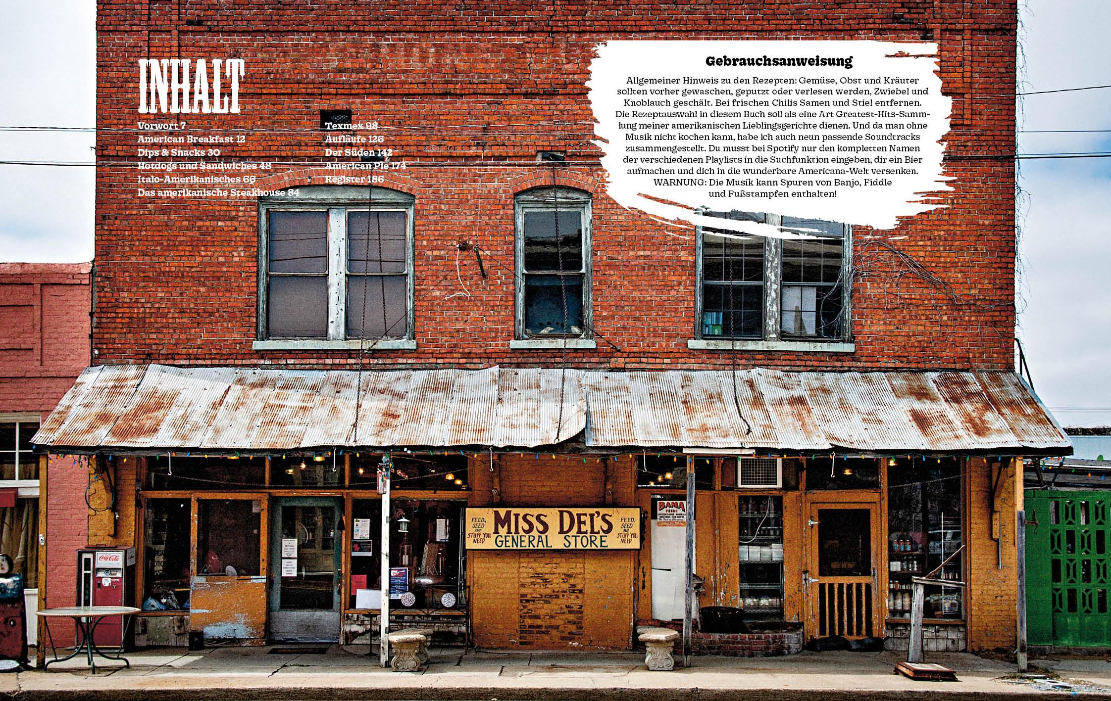 Beispielinhalt (Bild) Americana - Das Kochbuch