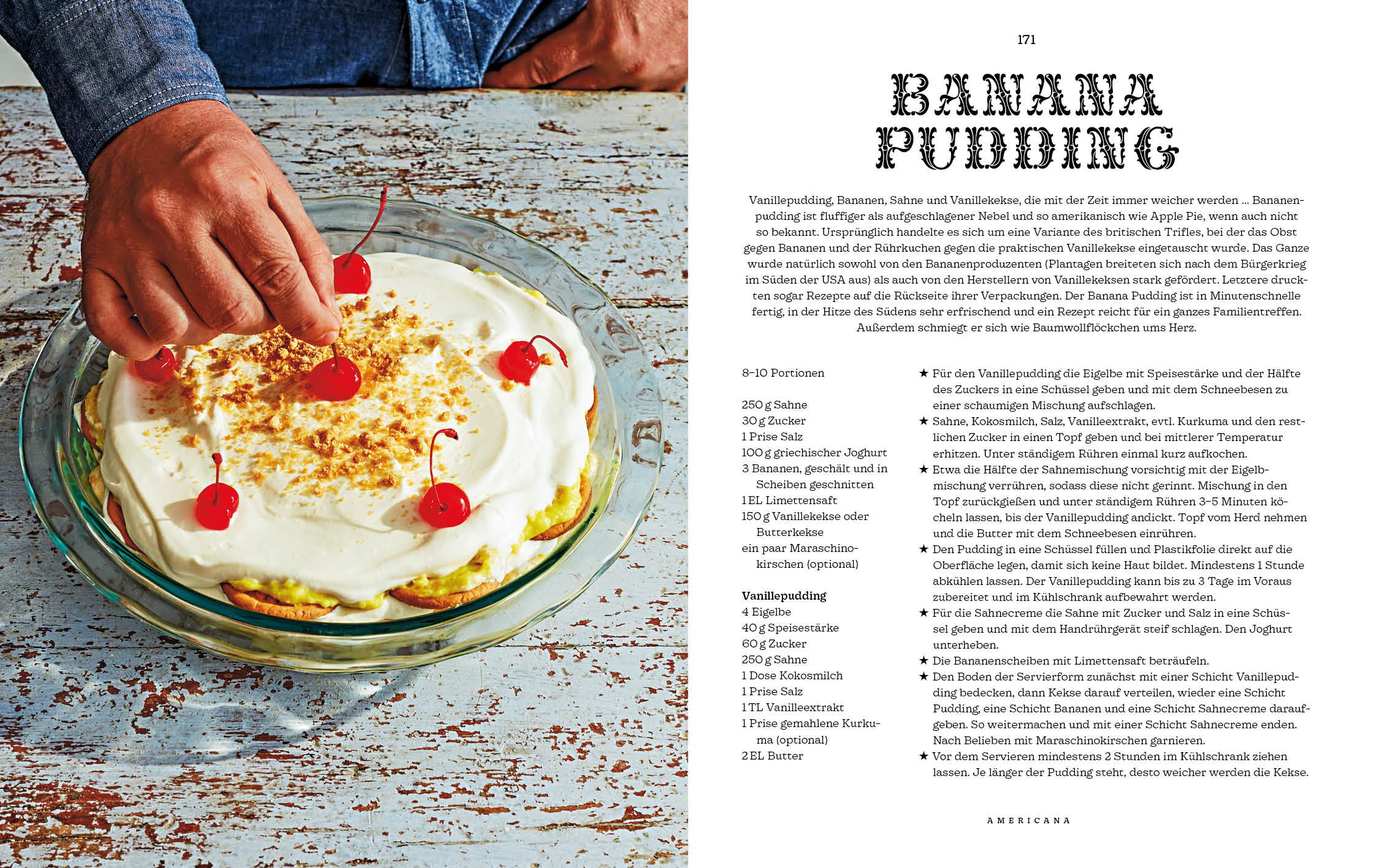 Beispielinhalt (Bild) Americana - Das Kochbuch