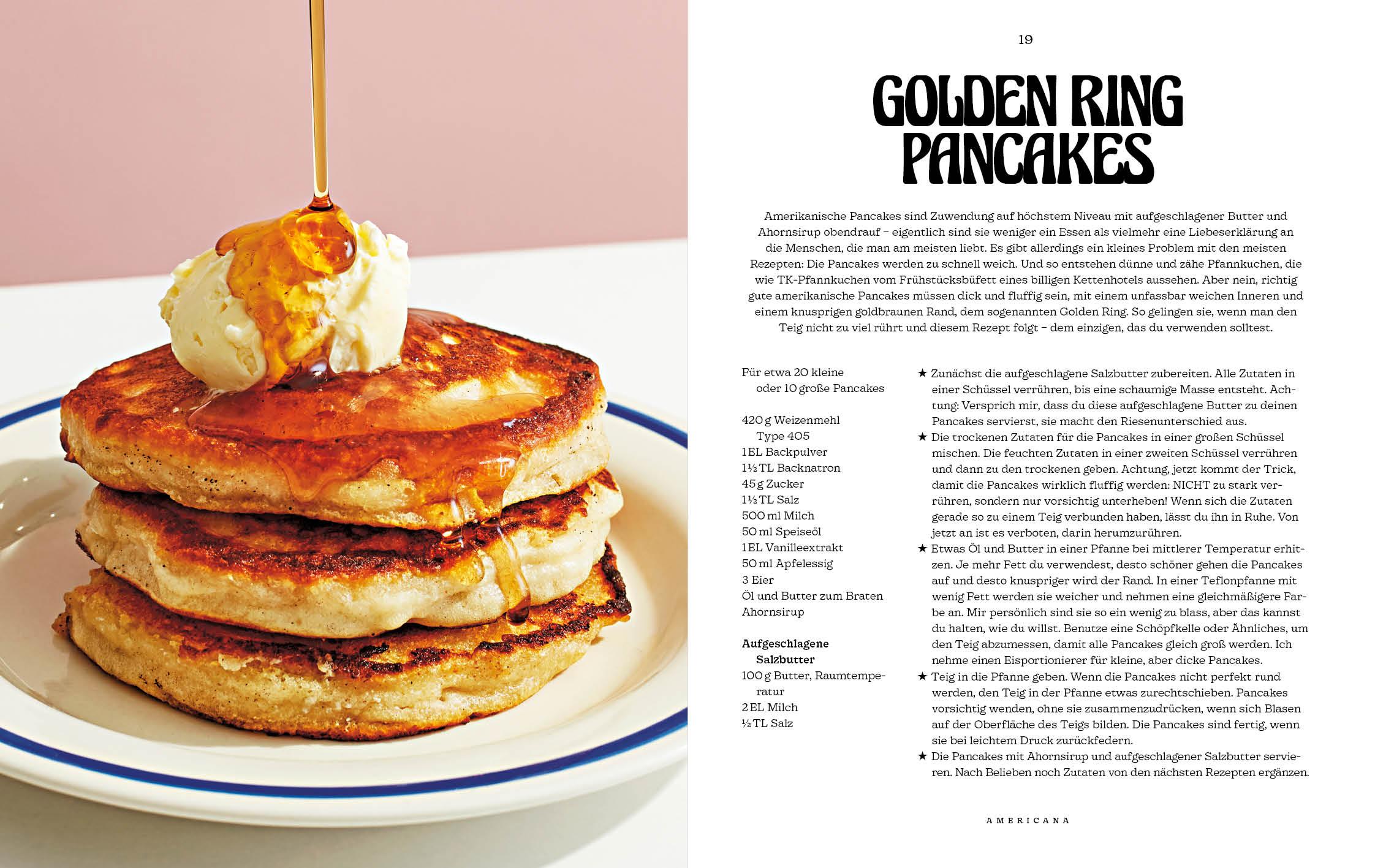 Beispielinhalt (Bild) Americana - Das Kochbuch