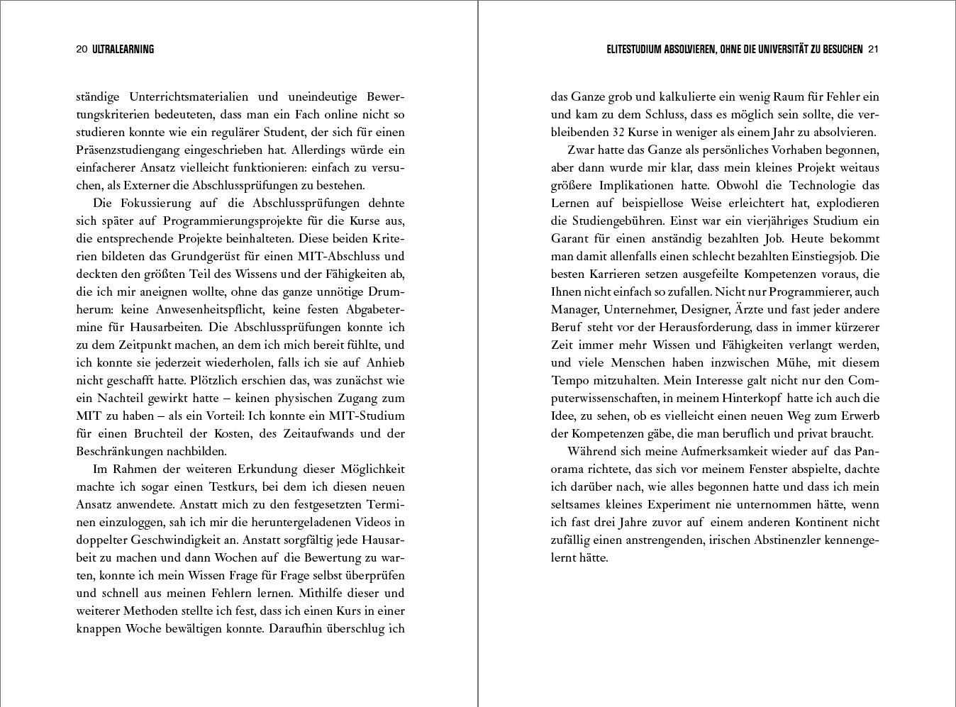 Beispielinhalt (Bild) Ultralearning